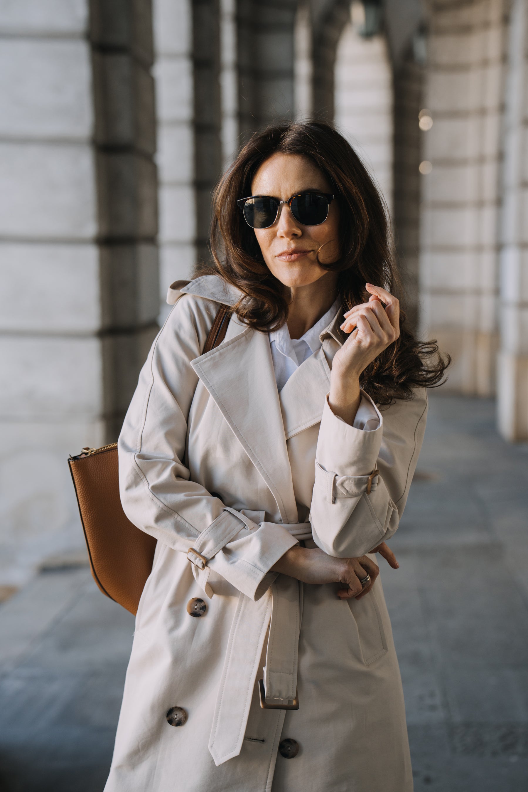 Trencz ADRIANNA maxi latte