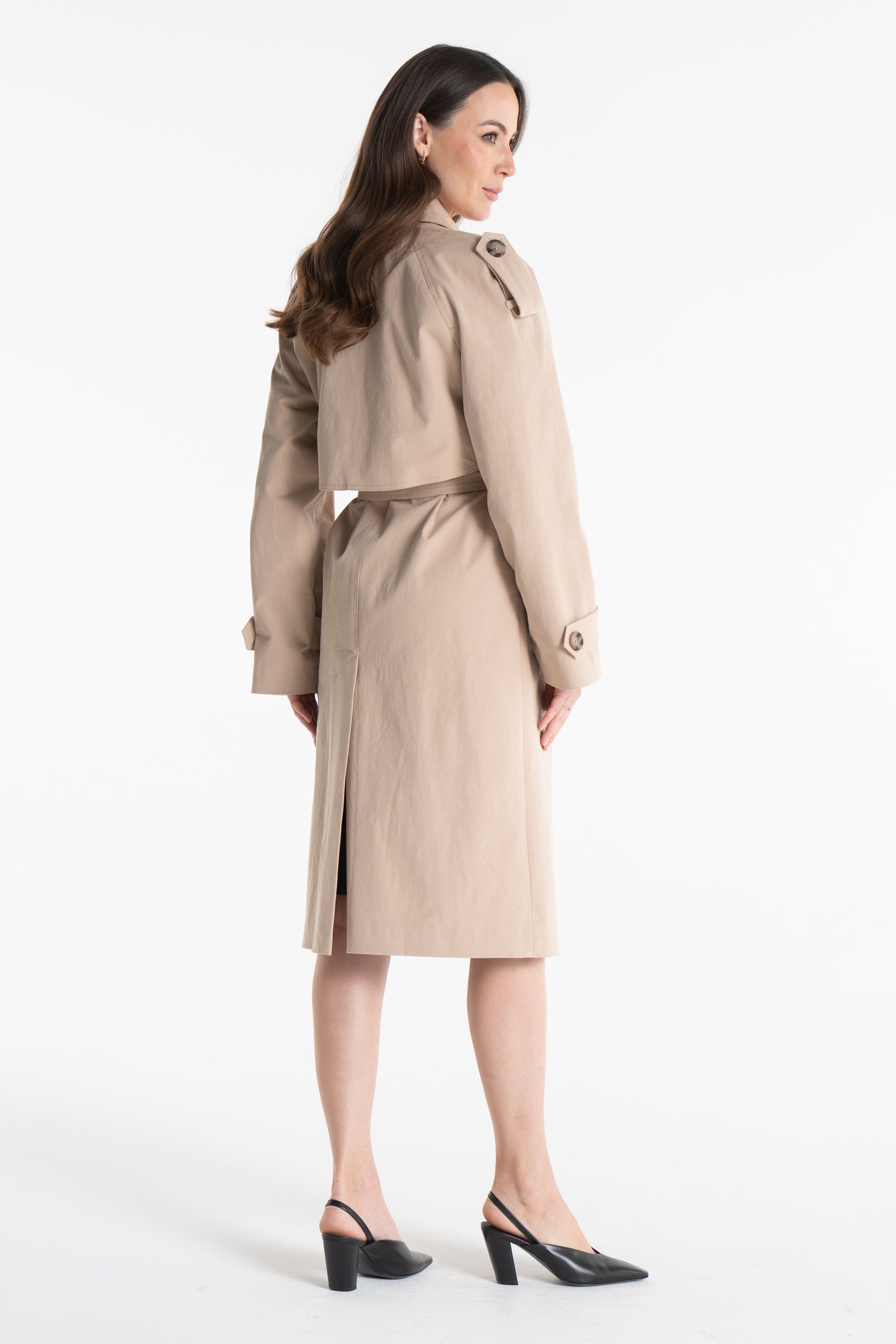 Trencz AMANDA beżowy 2.0