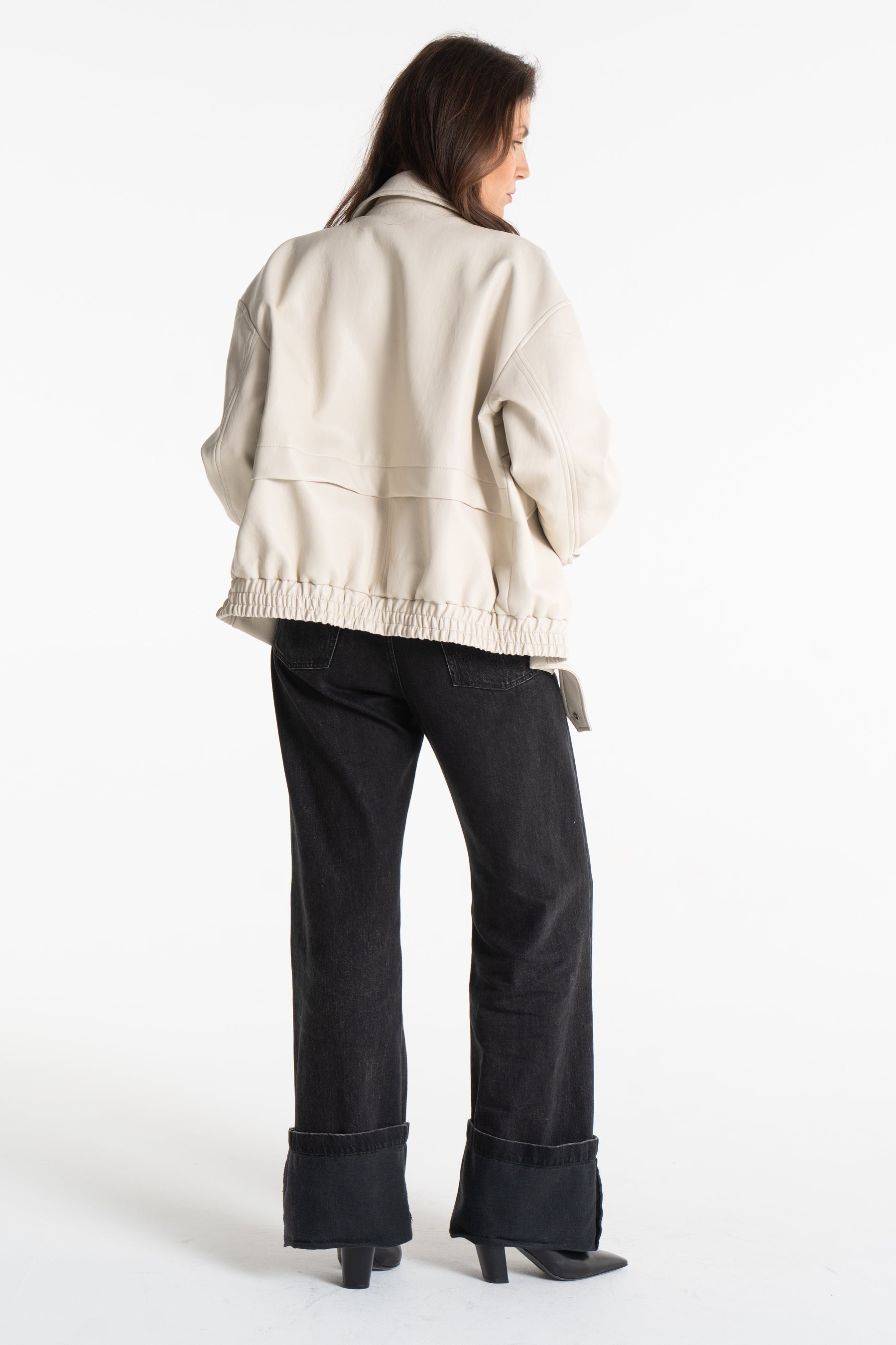 Kurtka AGA skórka beżowa