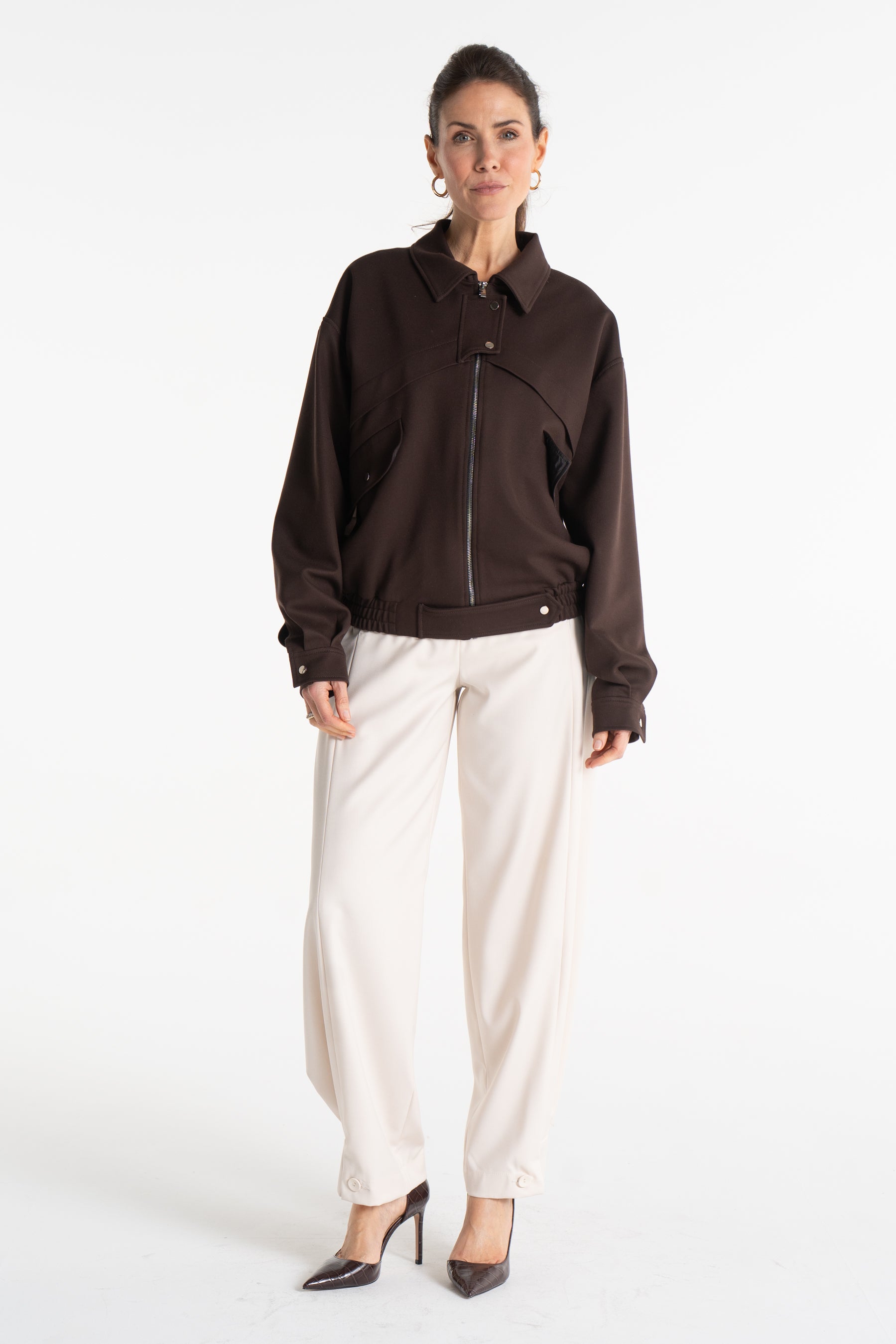 Kurtka AGA czekoladowa