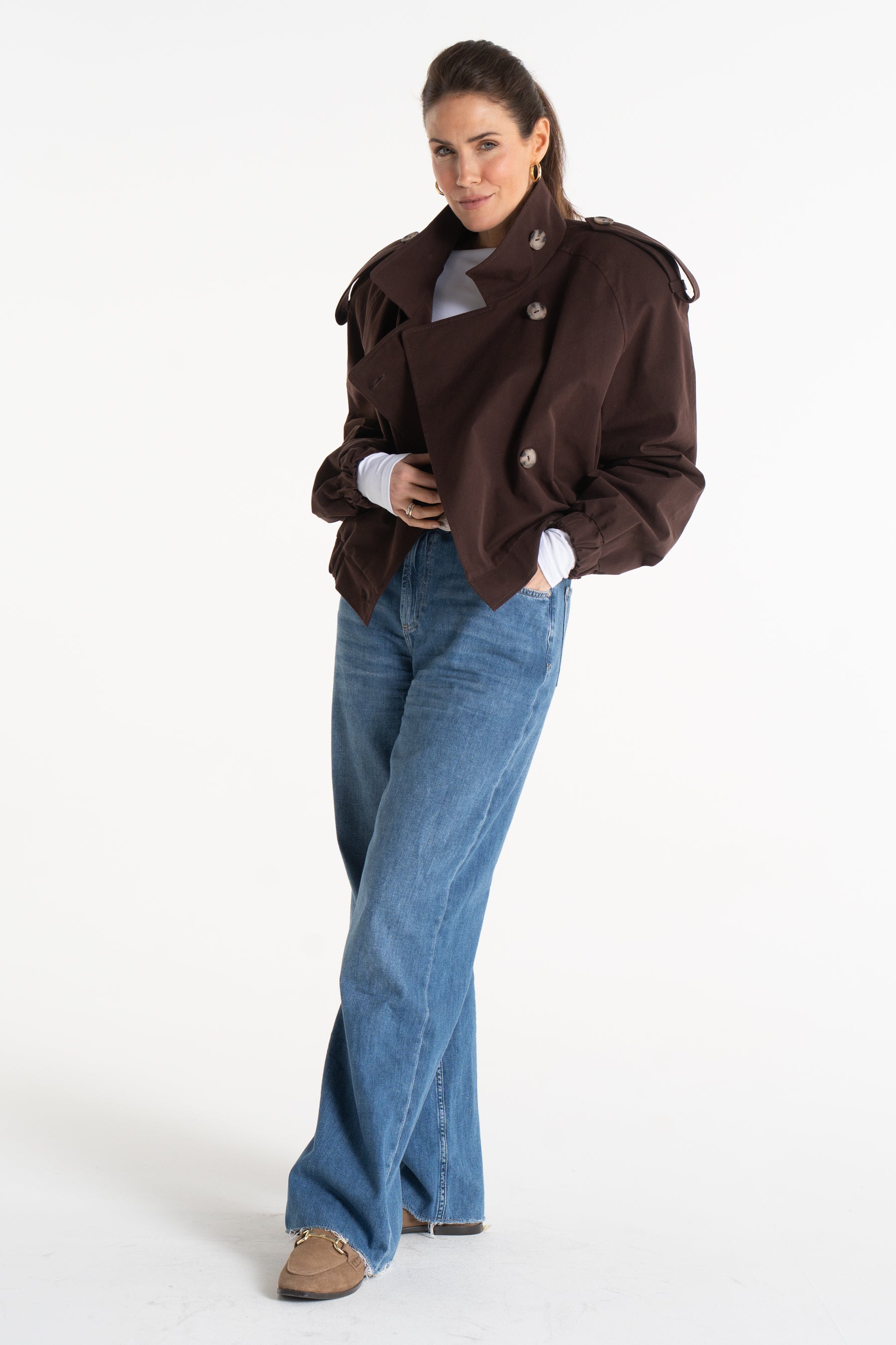 Trencz ELLIOT czekoladowy