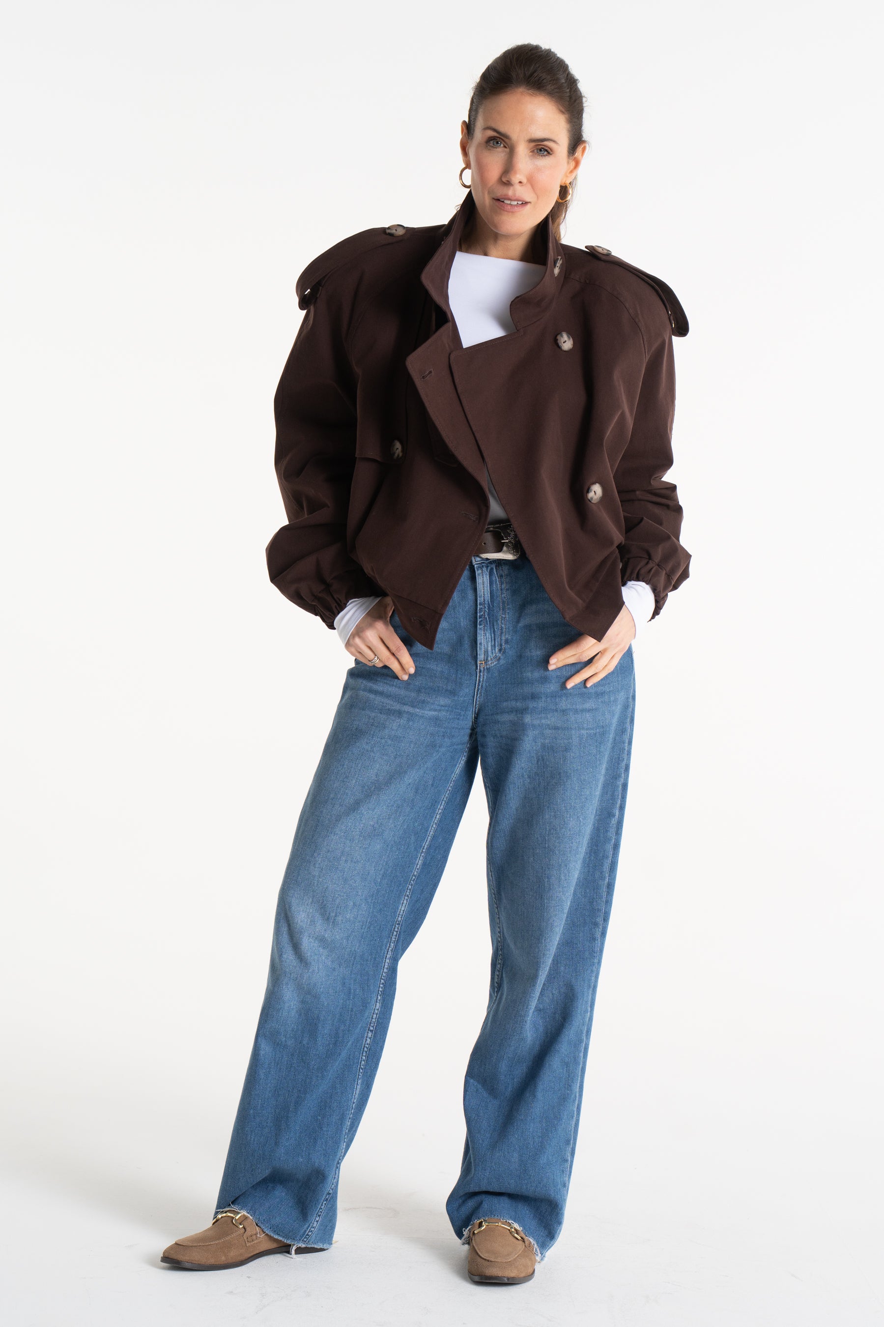 Trencz ELLIOT czekoladowy