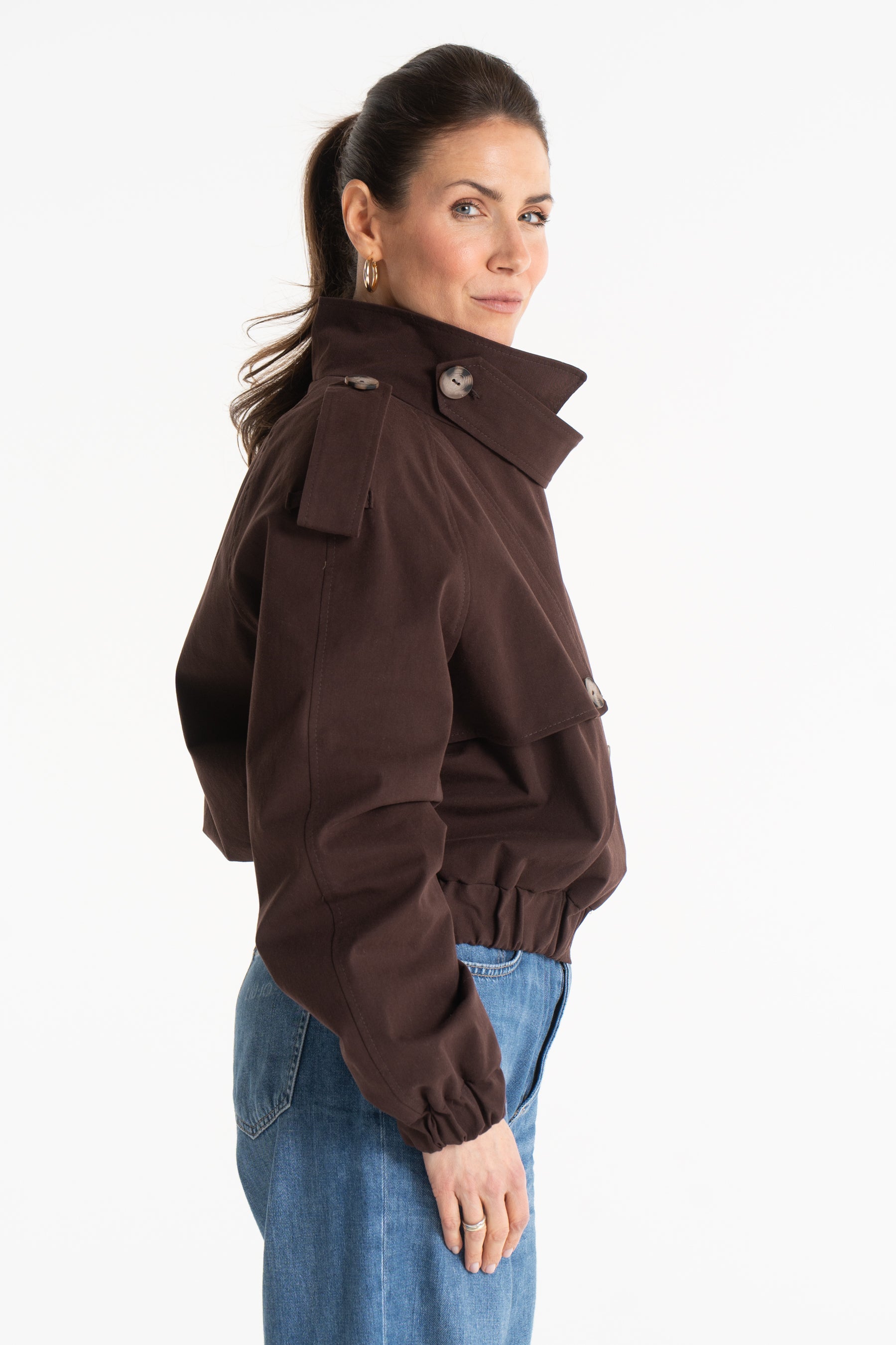 Trencz ELLIOT czekoladowy