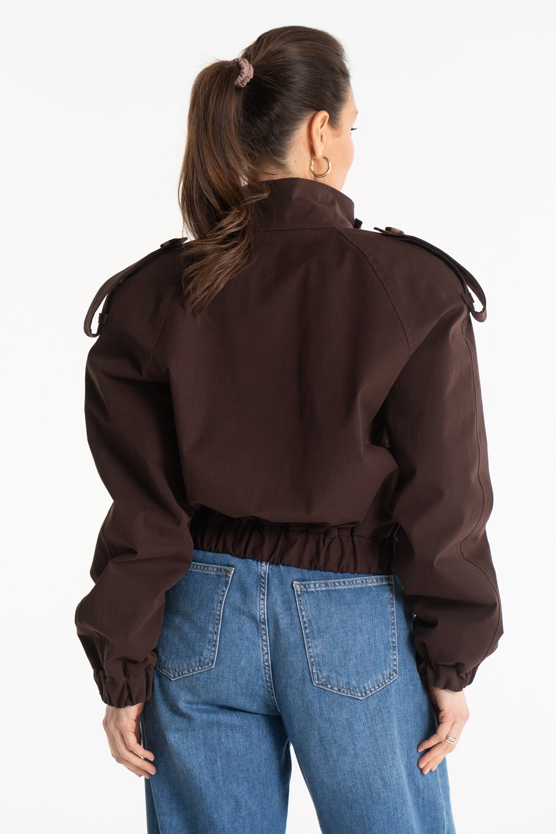 Trencz ELLIOT czekoladowy