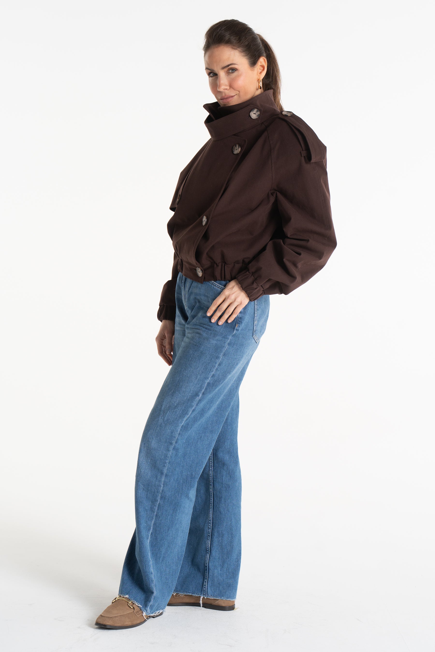 Trencz ELLIOT czekoladowy