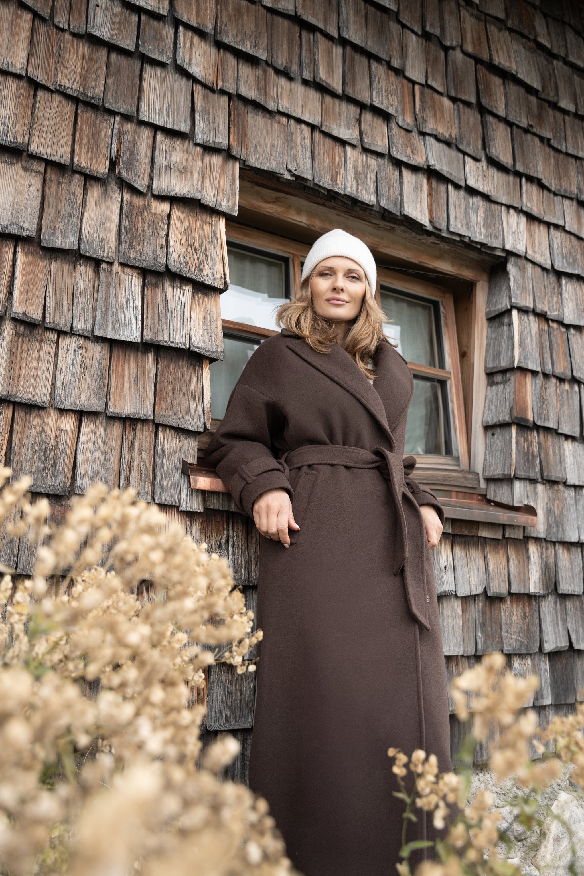 Płaszcz SALMA czekoladowy