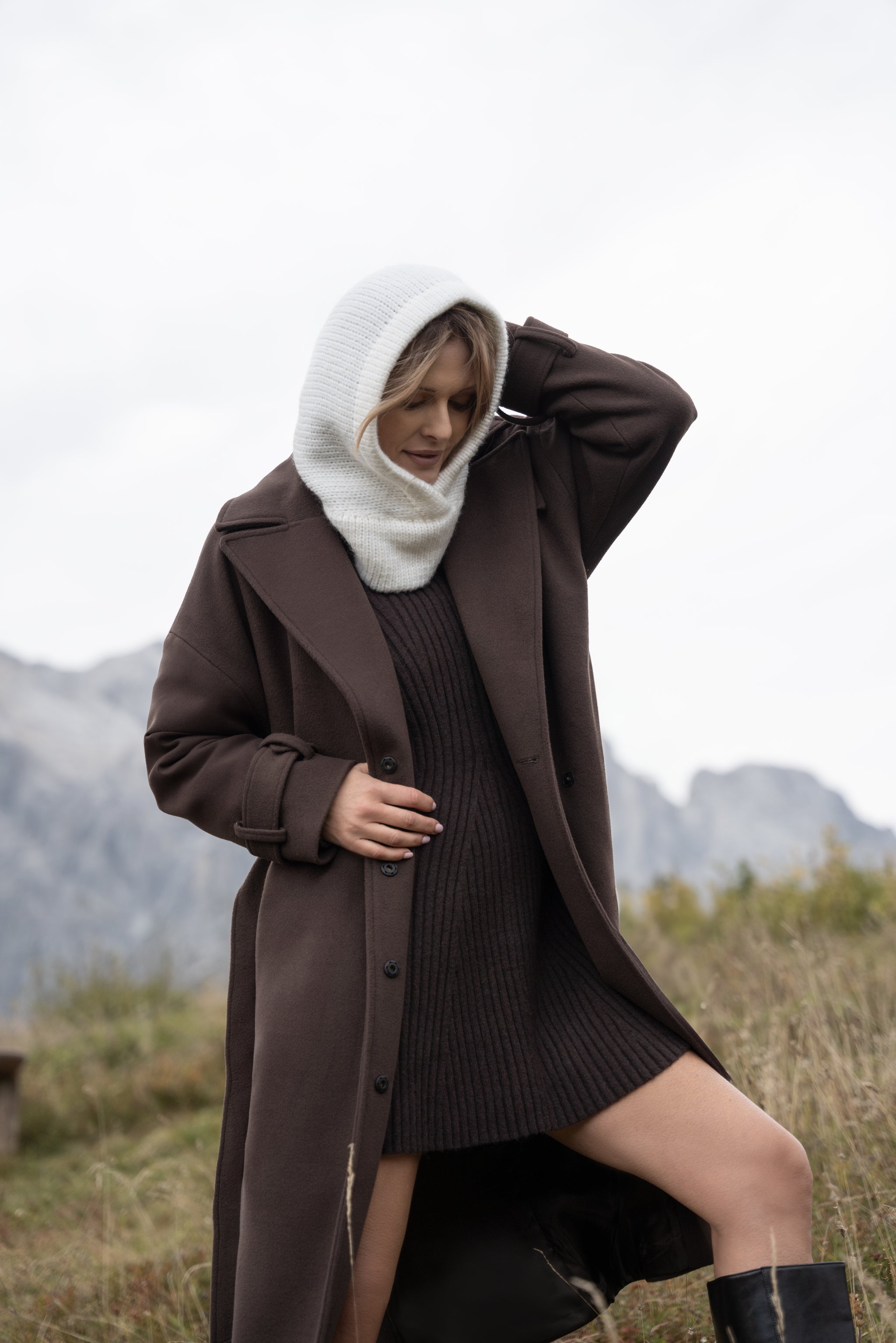 Płaszcz LUNA 2.0 czekoladowy