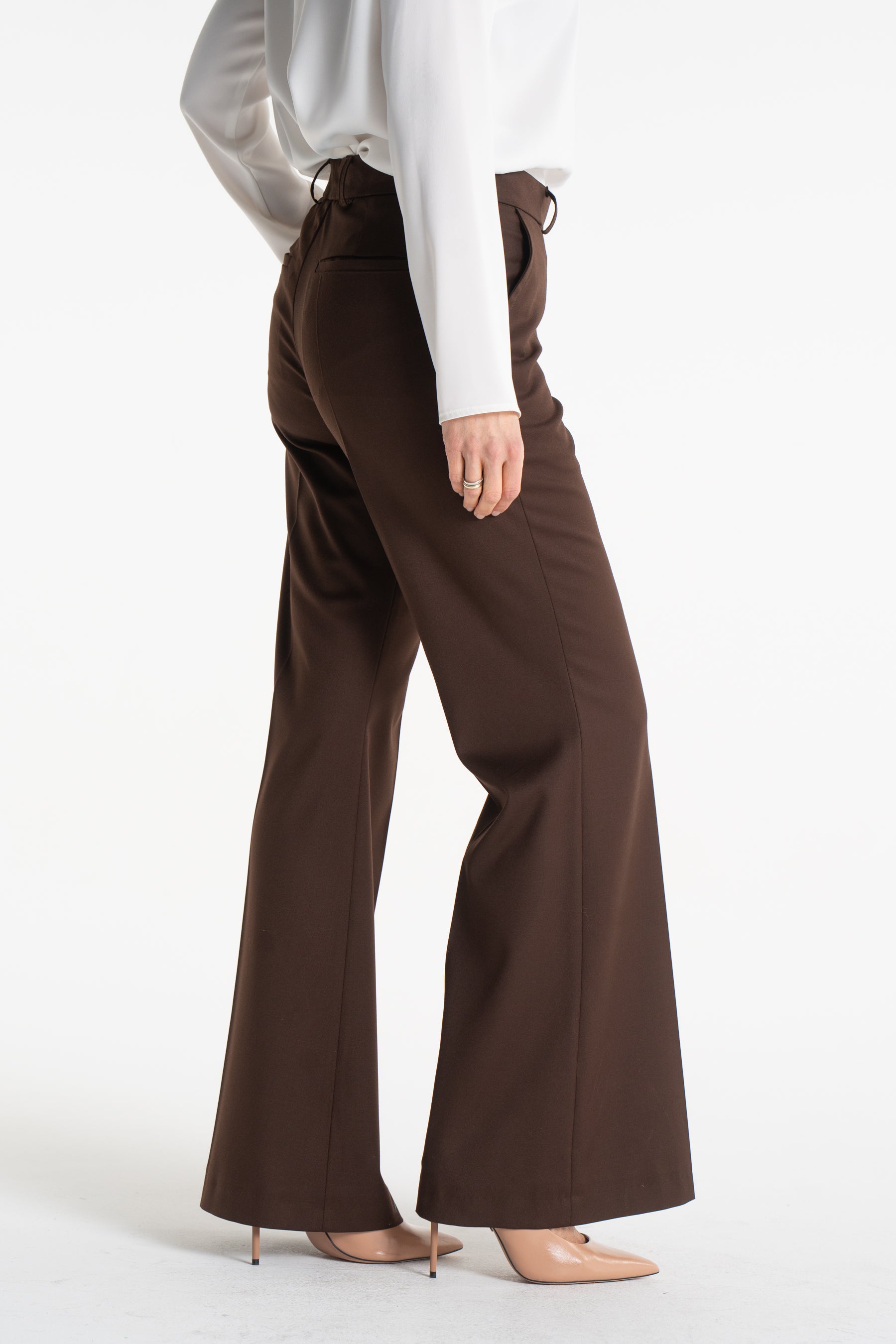 Spodnie BERTA czekoladowe