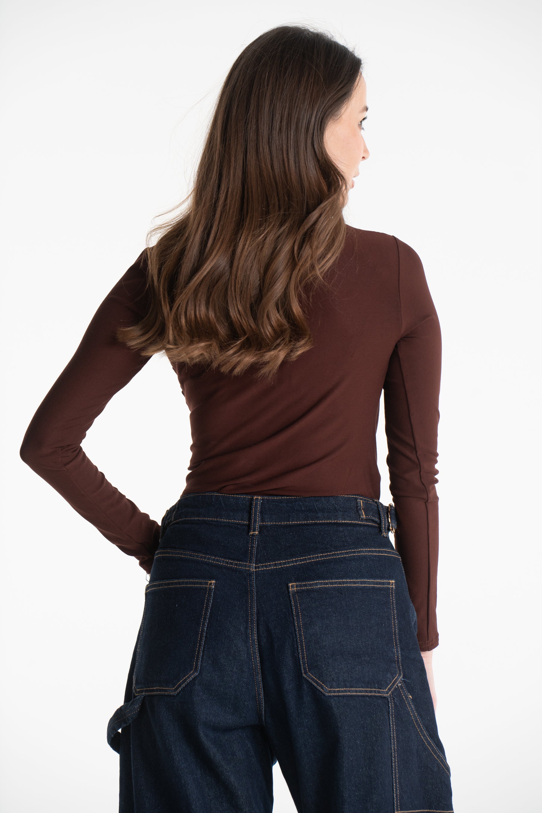 Bluzka CORA czekoladowa