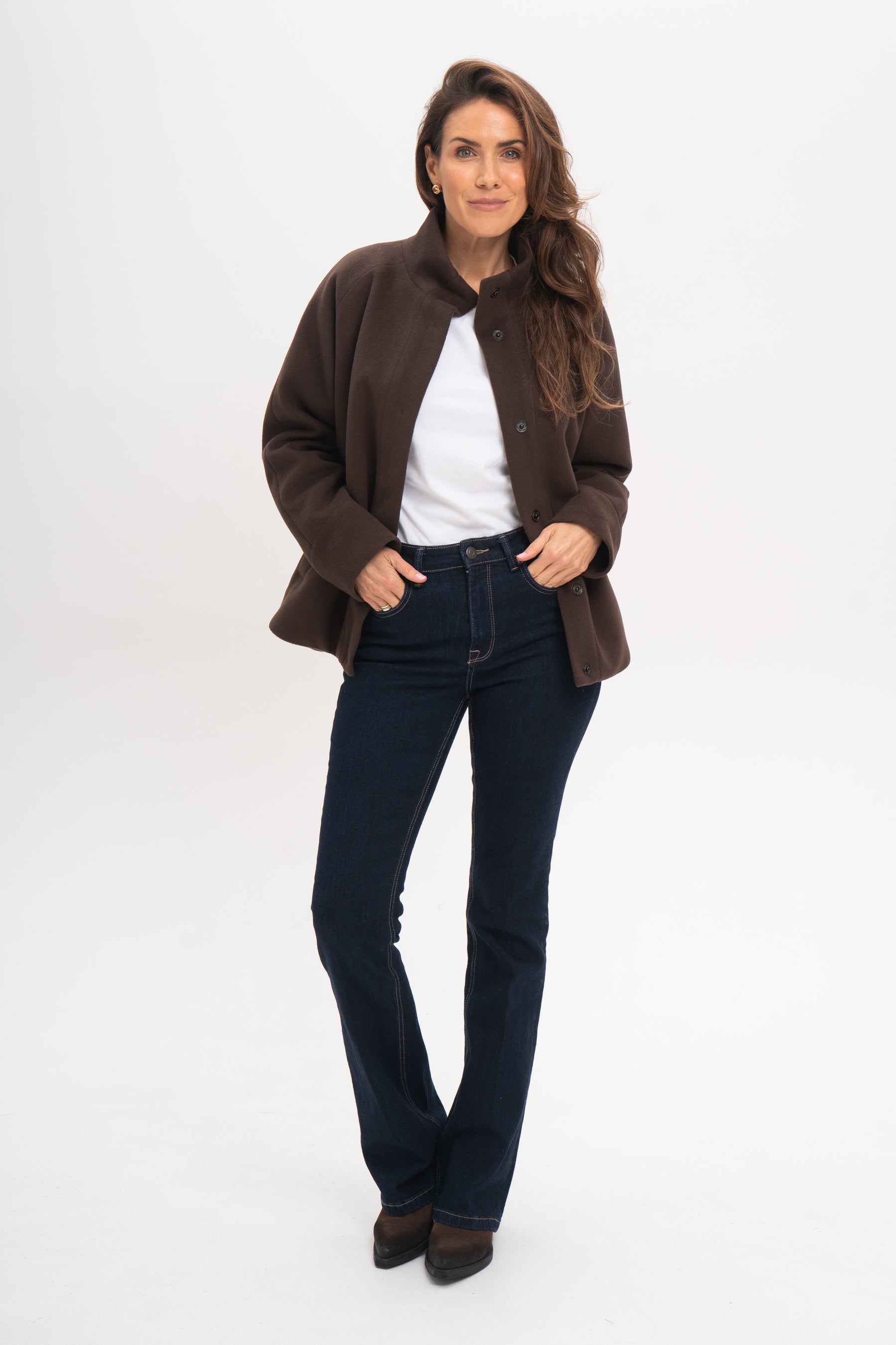 Kurtka Sara czekoladowa