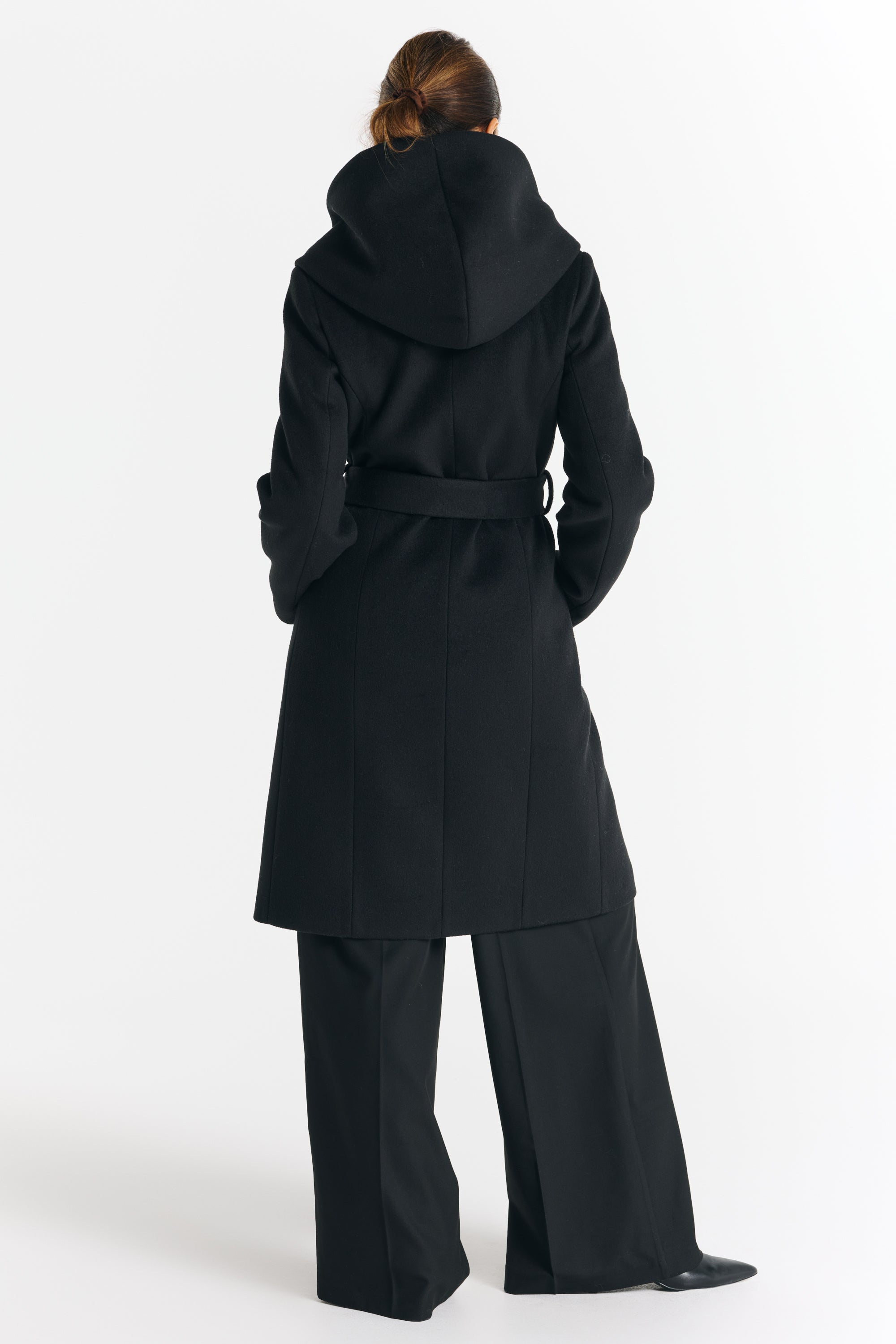 Płaszcz NOELIA midi czarny