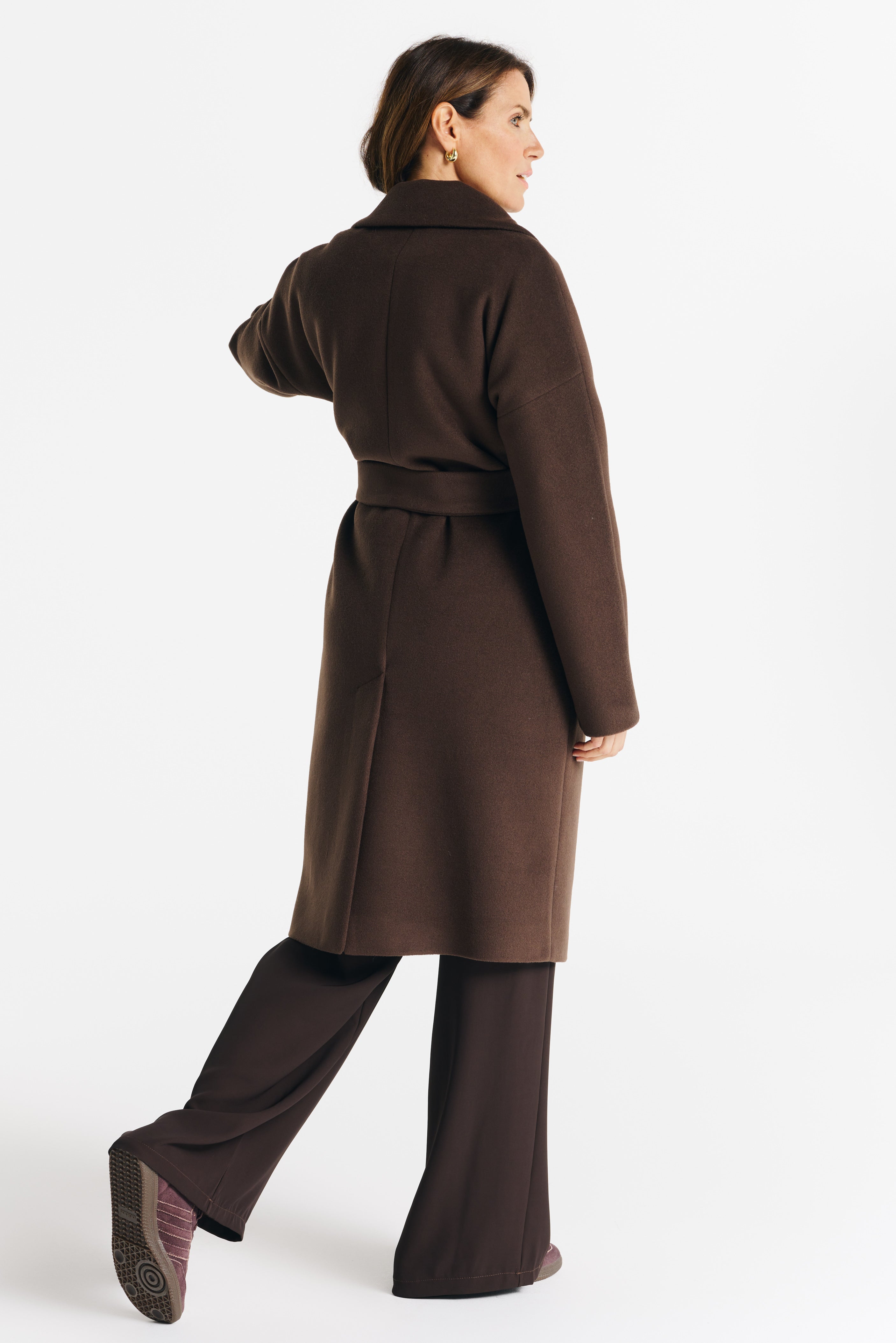 Płaszcz FABIA czekoladowy