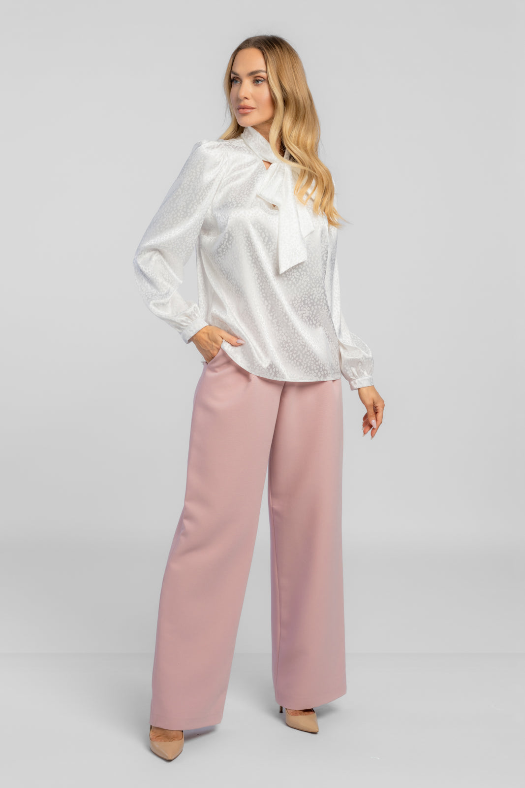 Bluzka ARIA biała print