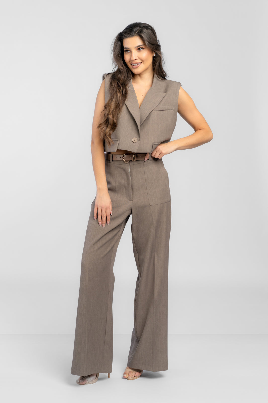 Garnitur damski ELIZABETH beżowy