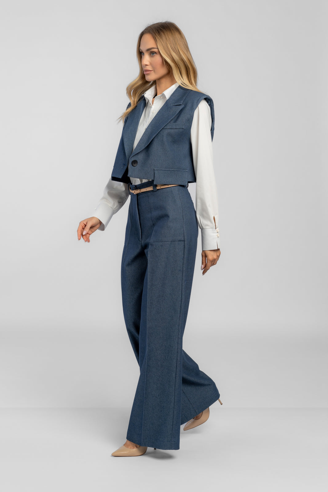 Garnitur damski ELIZABETH niebieski