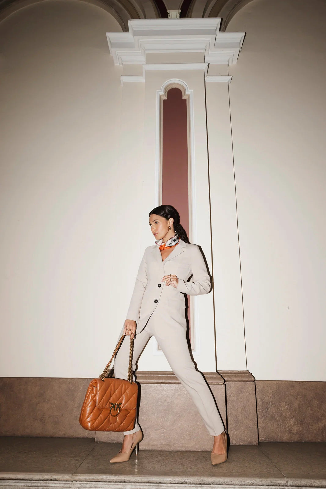 Garnitur damski MARTYNA latte