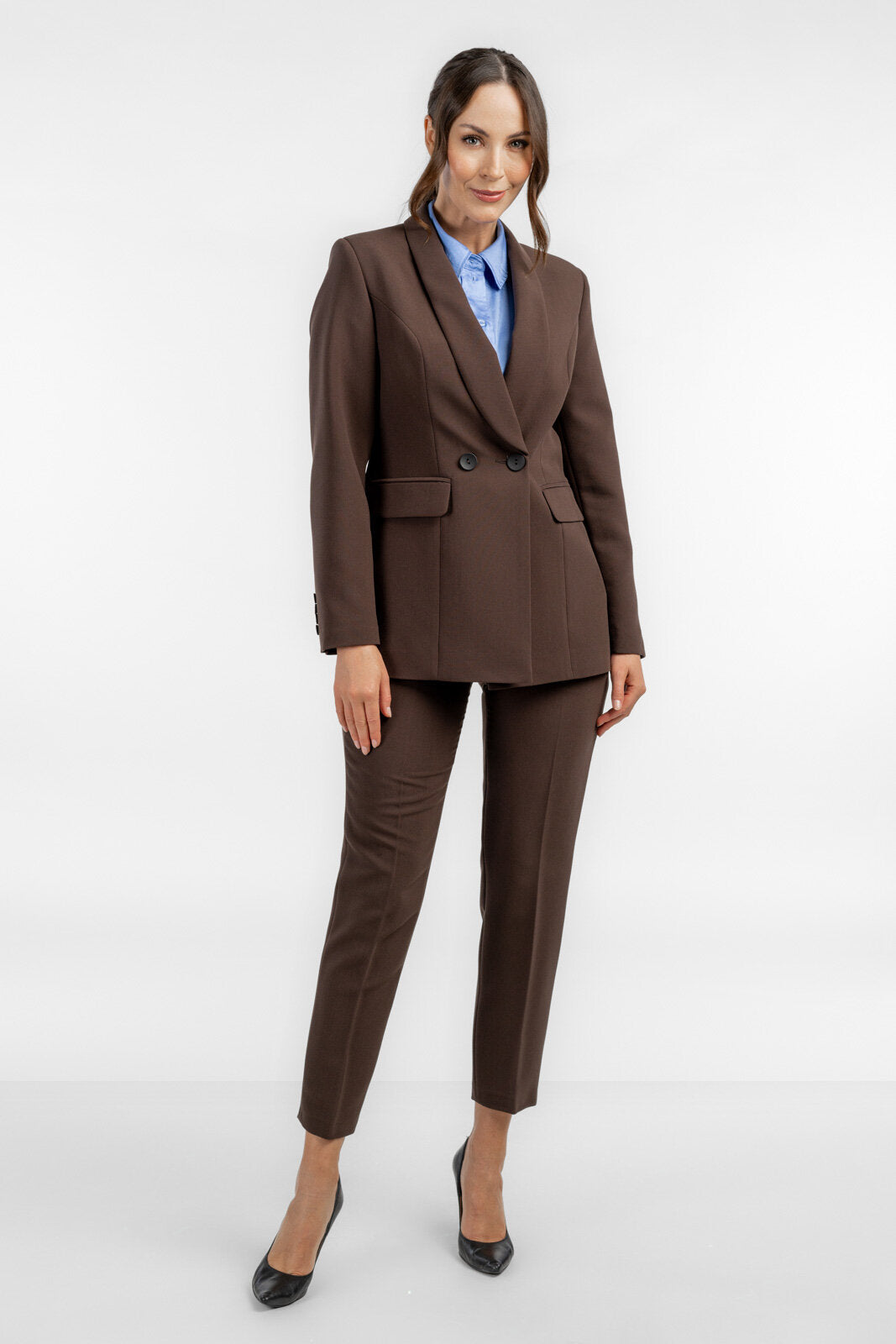 Garnitur damski NADIA czekoladowy