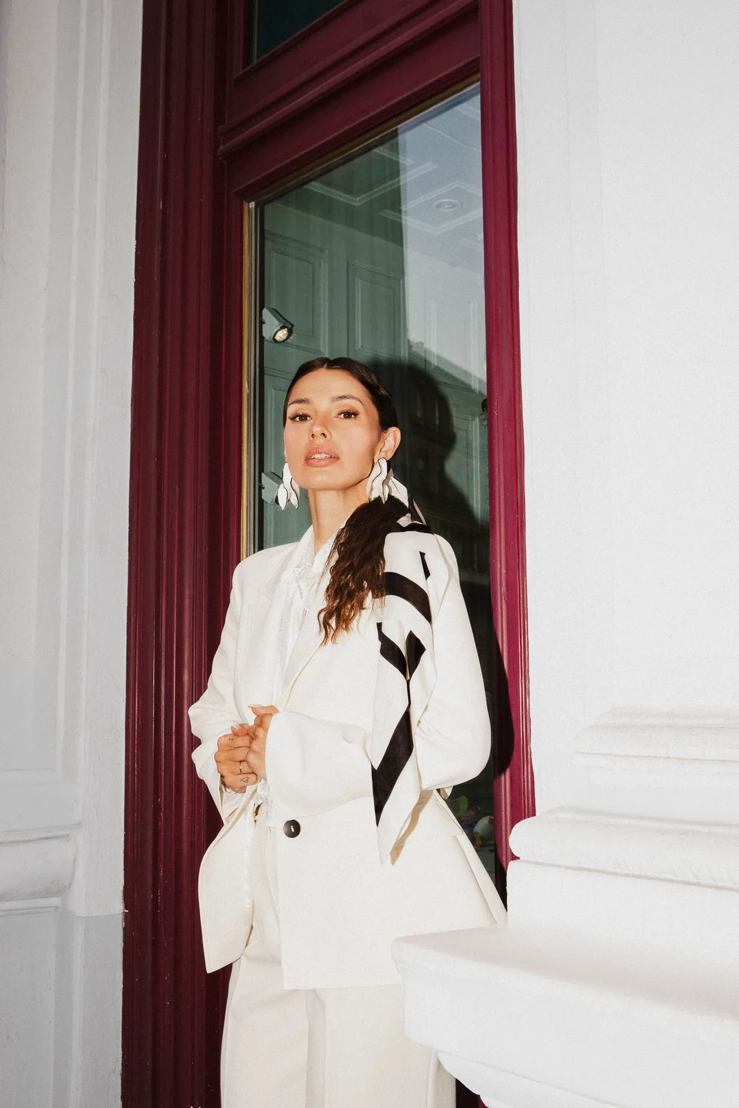 Garnitur damski OPRAH śmietankowy