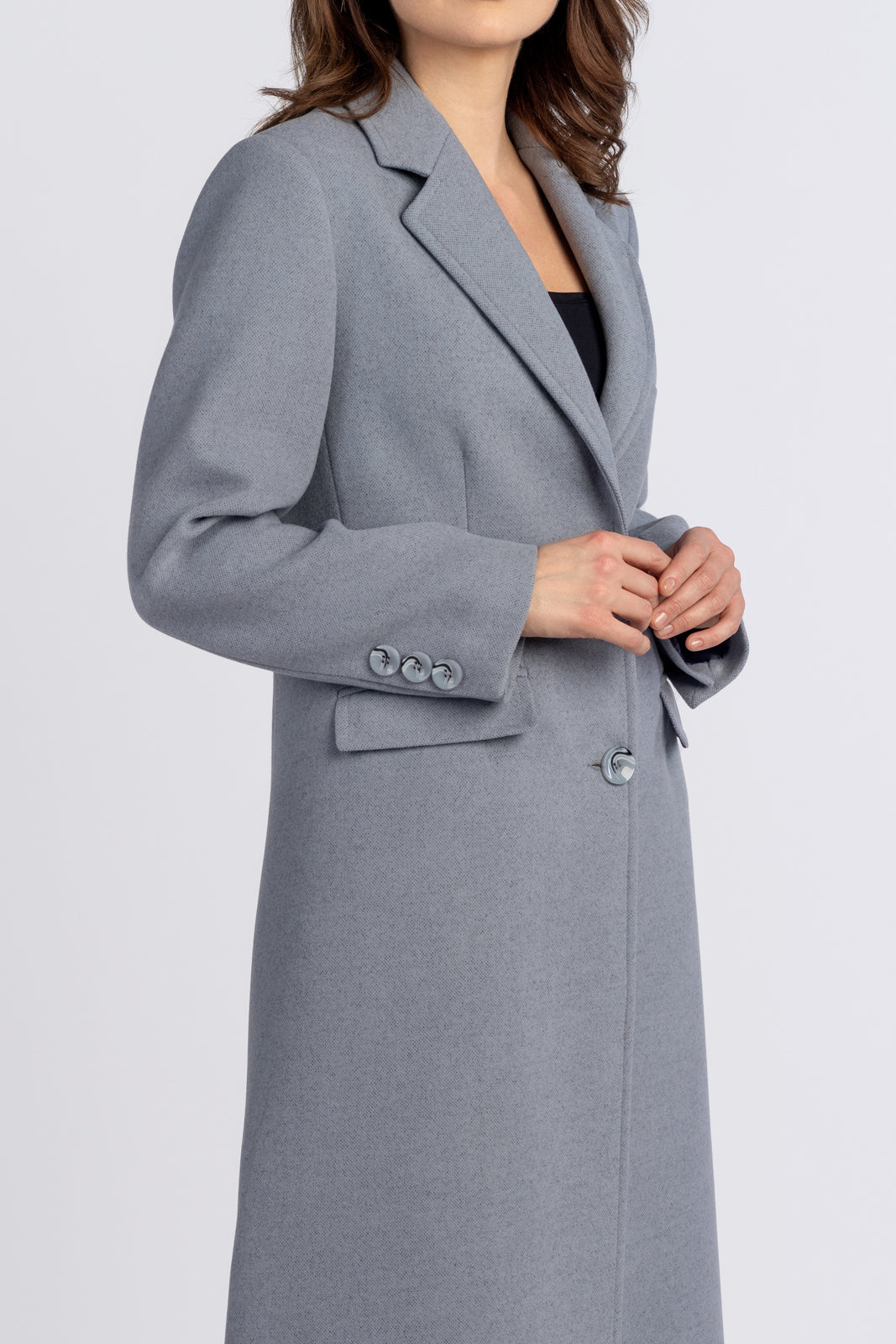 Płaszcz ARIANA niebieski