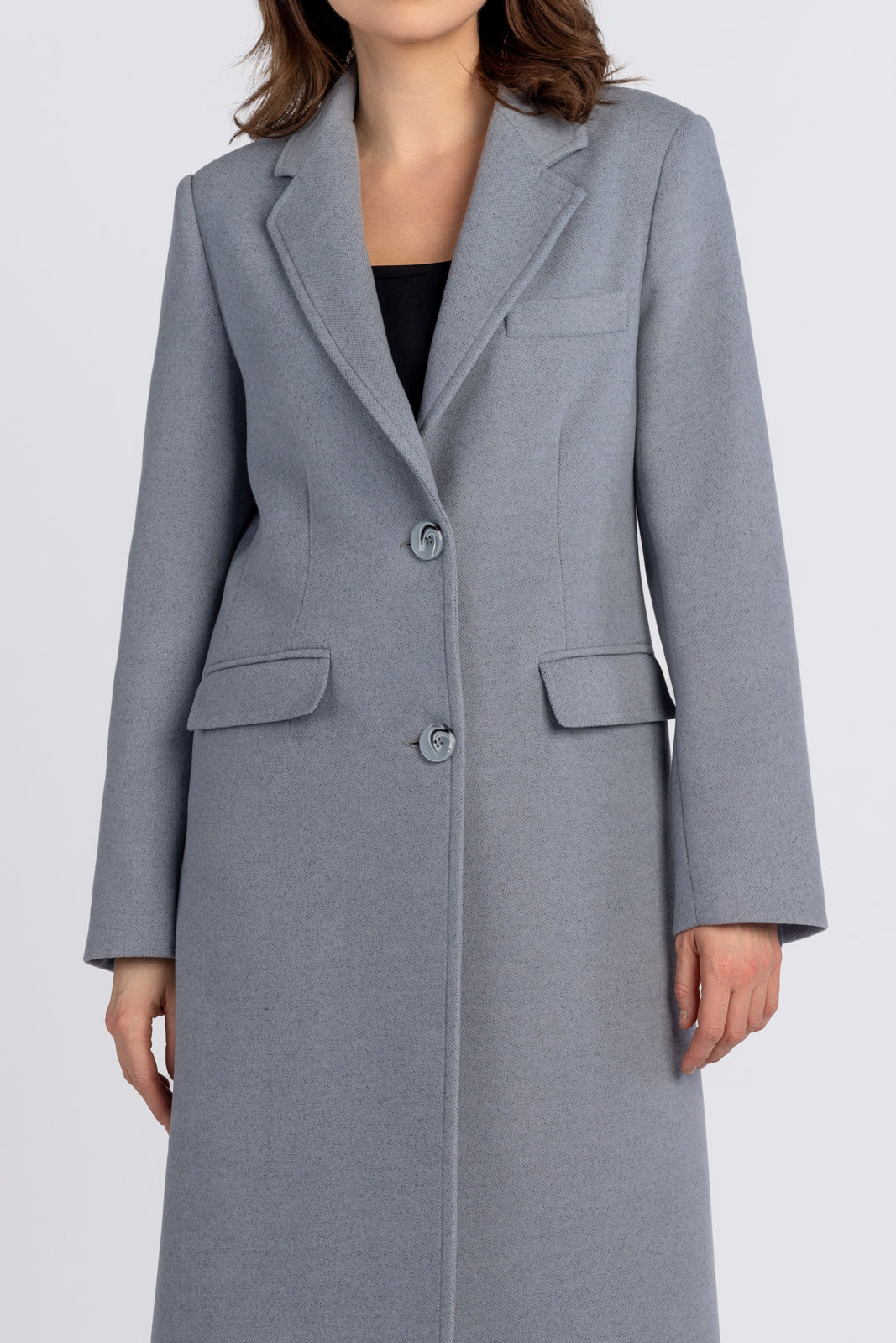 Płaszcz ARIANA niebieski