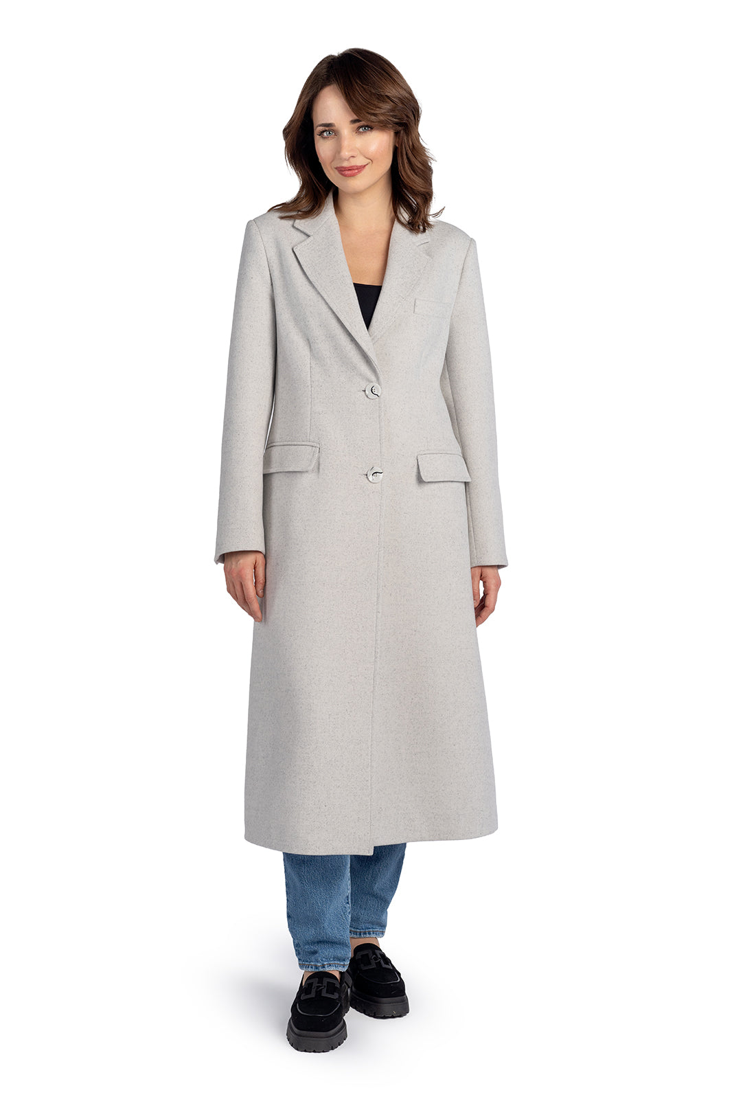 Płaszcz ARIANA popiel