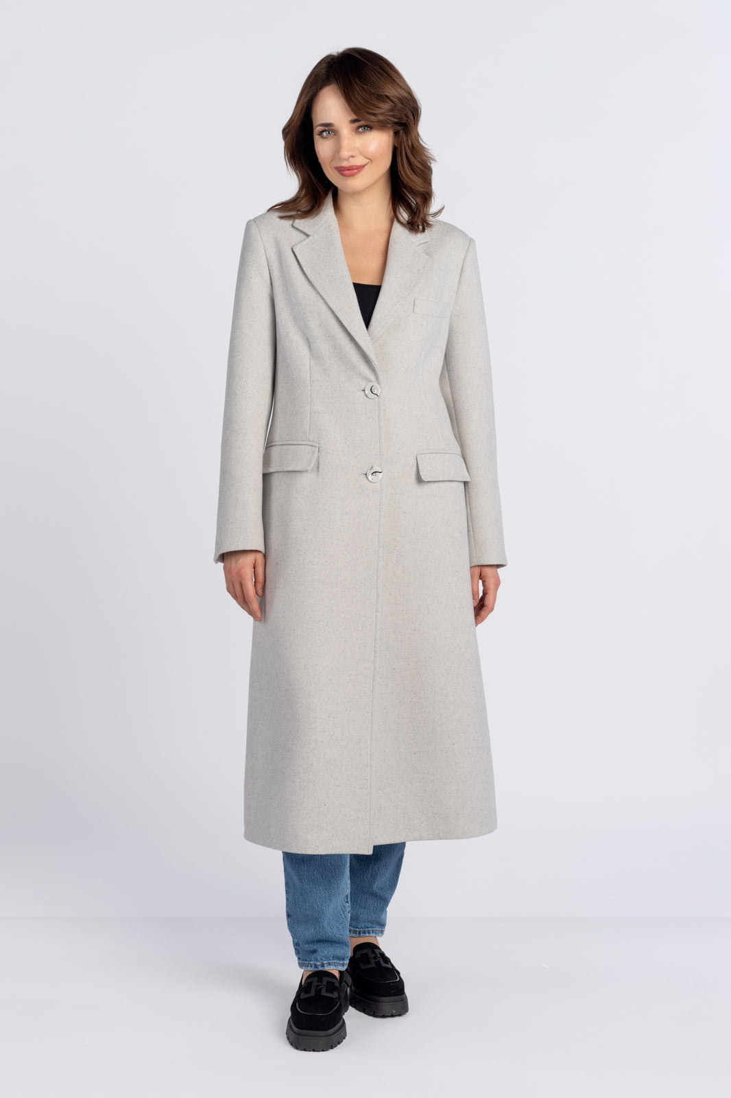 Płaszcz ARIANA popiel