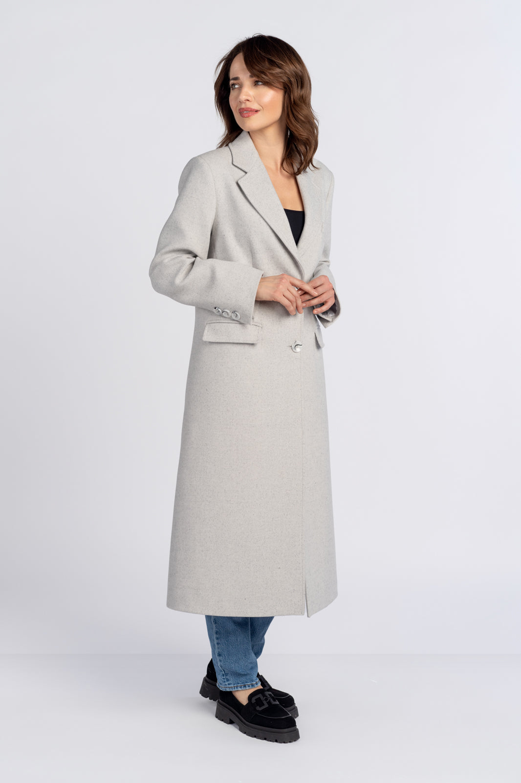 Płaszcz ARIANA popiel