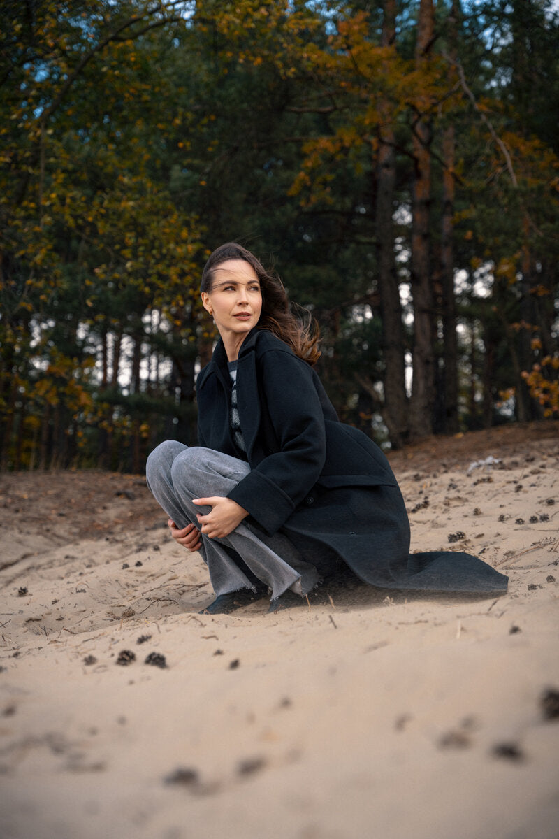 Płaszcz CAMILLA czarny