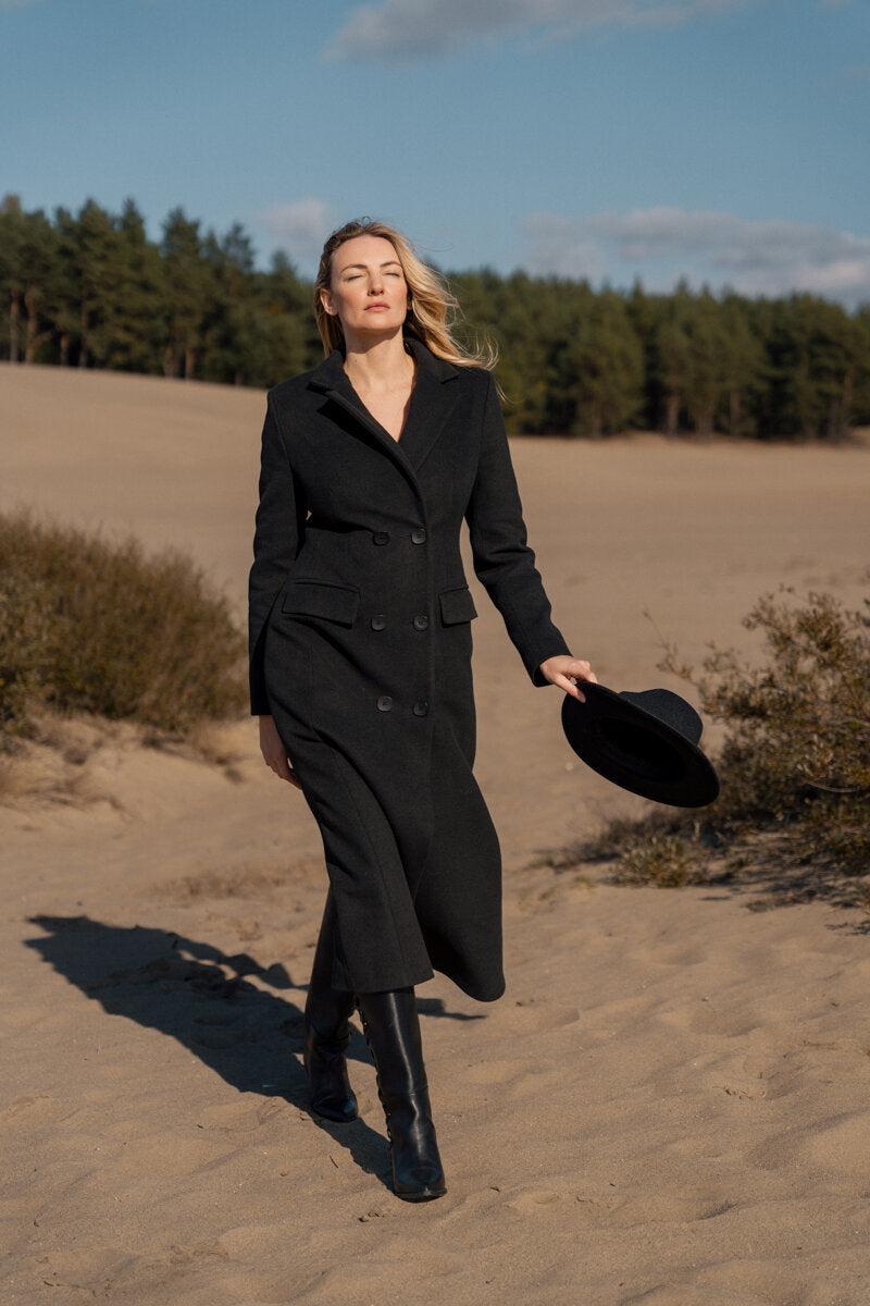 Płaszcz VIVIENNE czarny