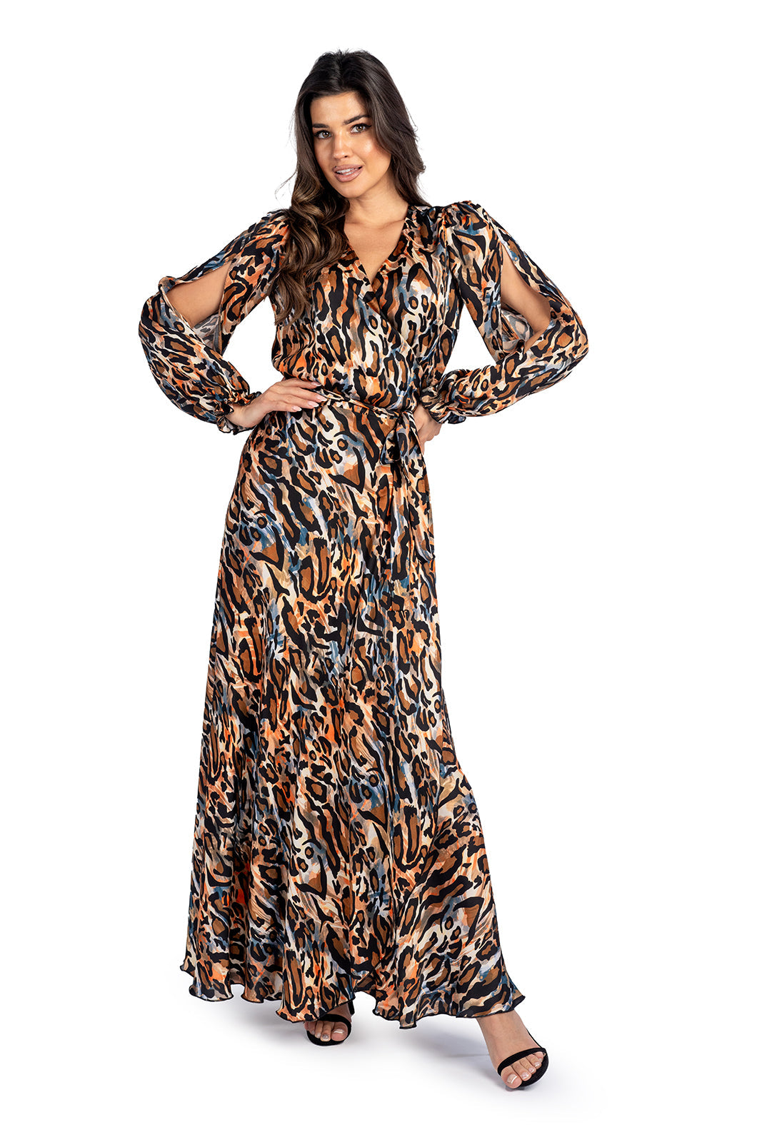 Sukienka JAŚMINA cętki