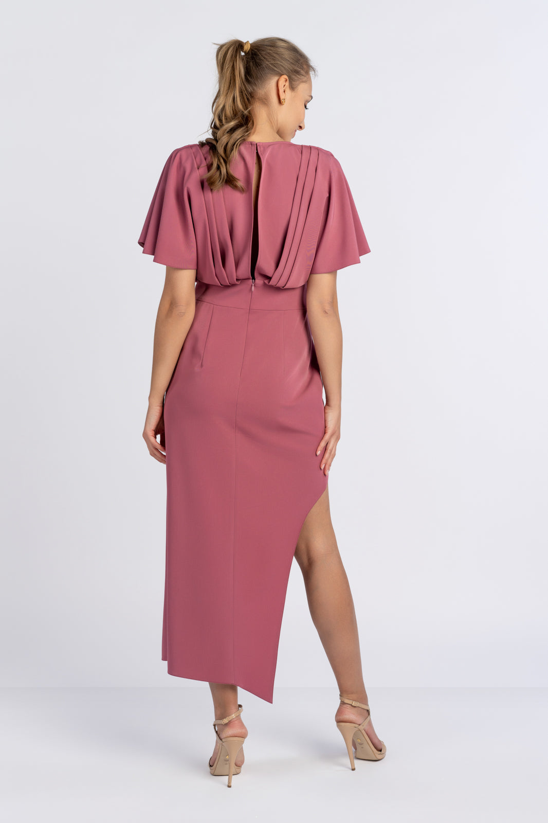 Sukienka LAUREN wrzosowa