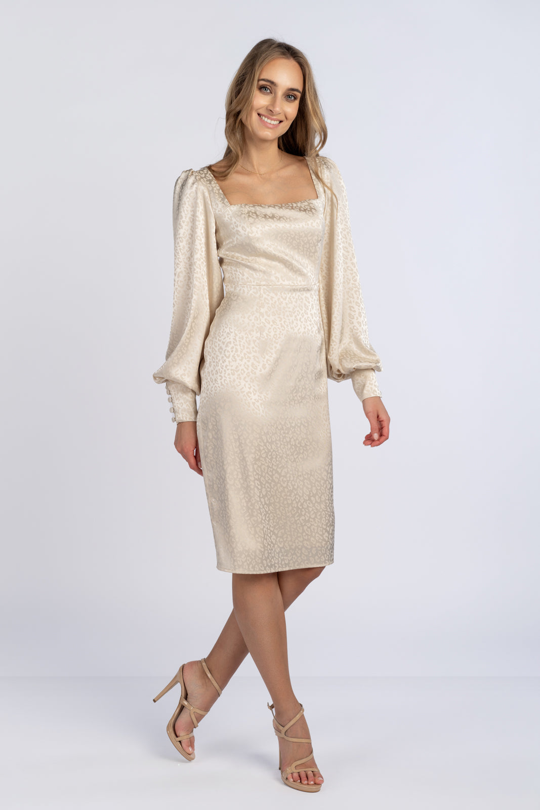 Sukienka MARINA śmietankowa