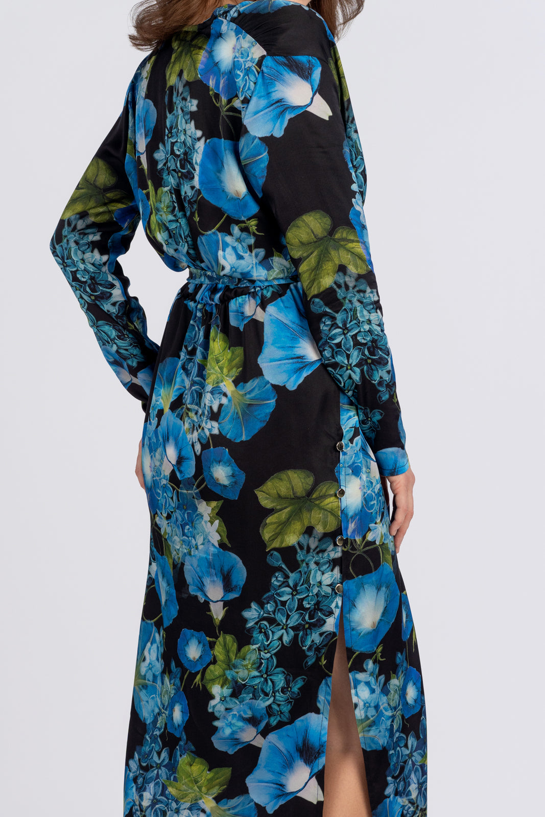 Sukienka SELENA granatowe kwiaty