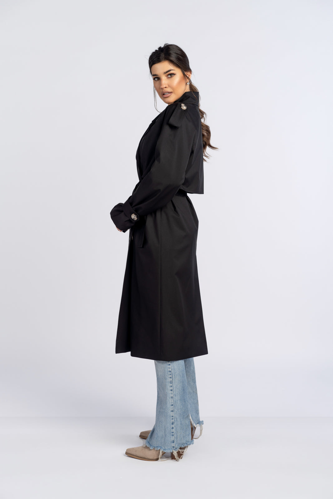 Trencz AMANDA czarny