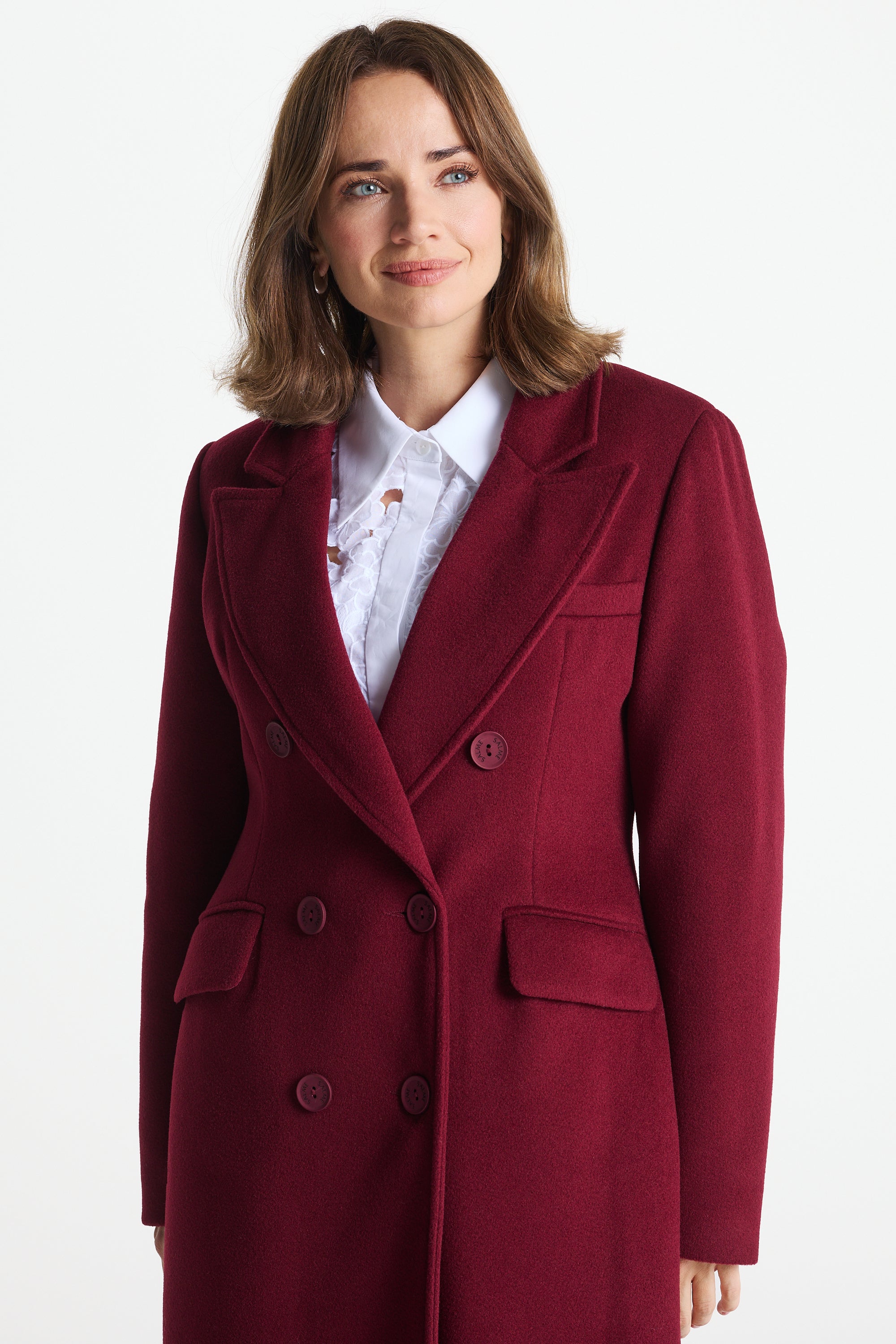 Płaszcz GABRIELLA bordowy