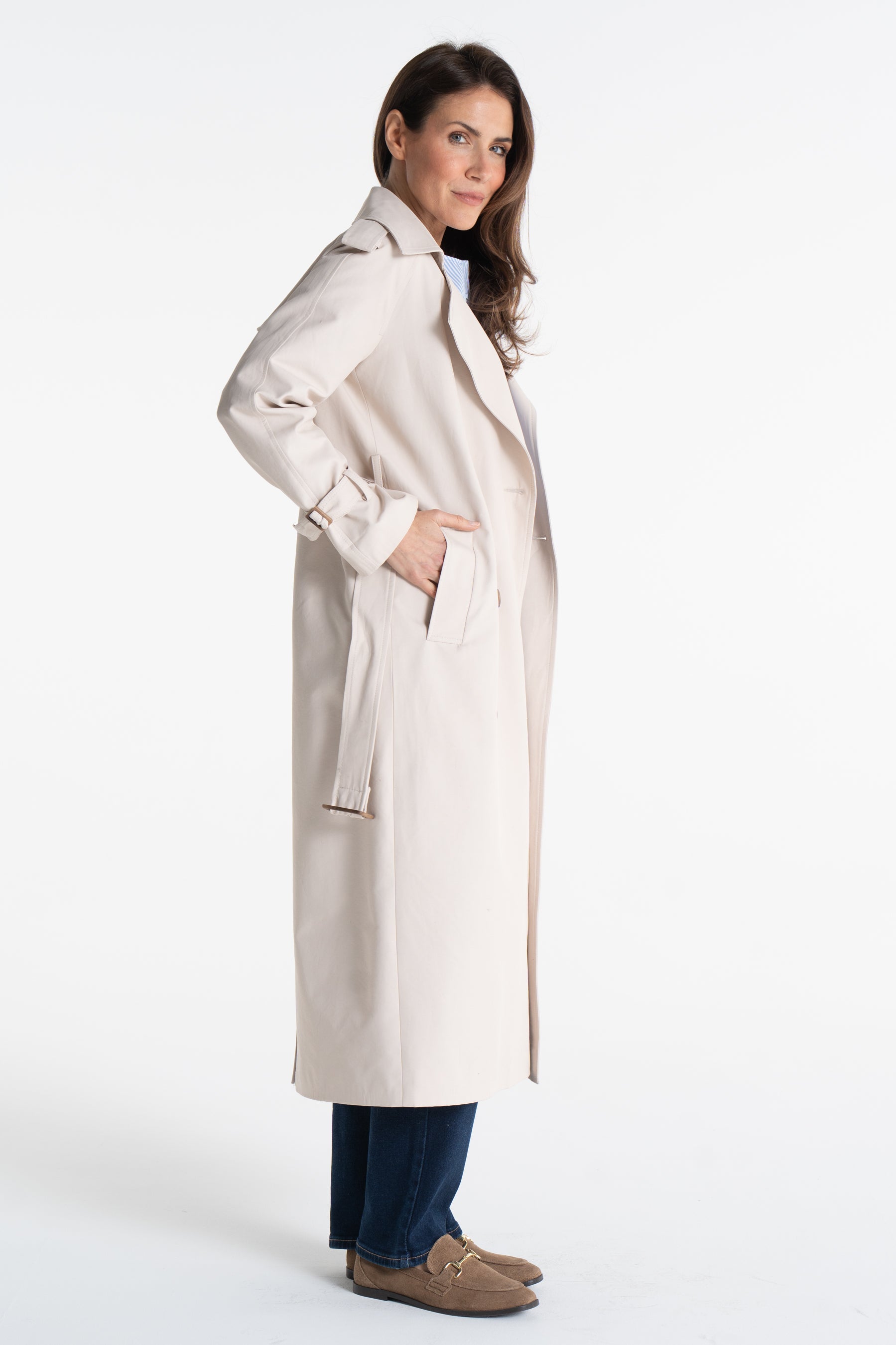 Trencz ADRIANNA maxi latte