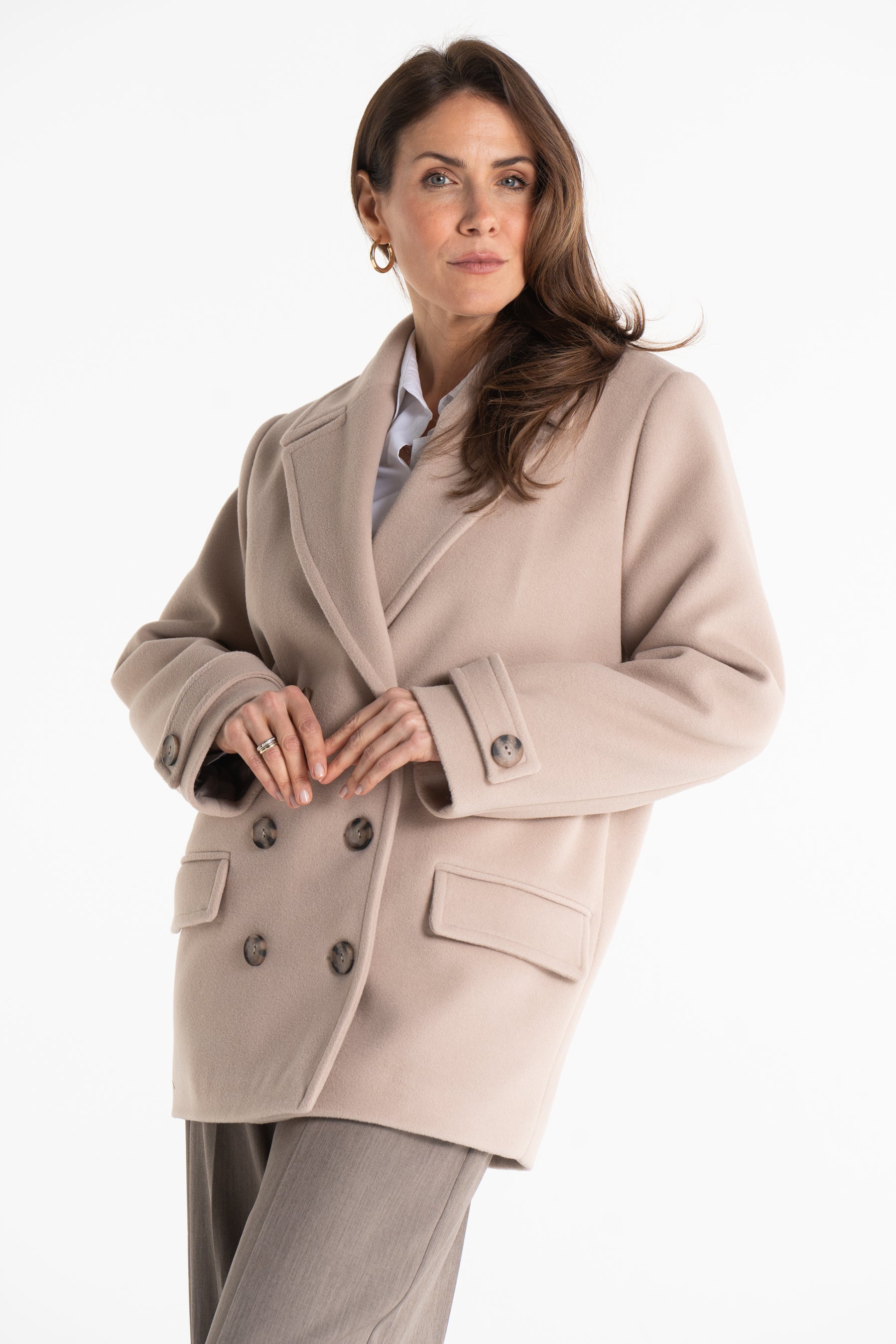 Kurtka VIOLA jasny beż