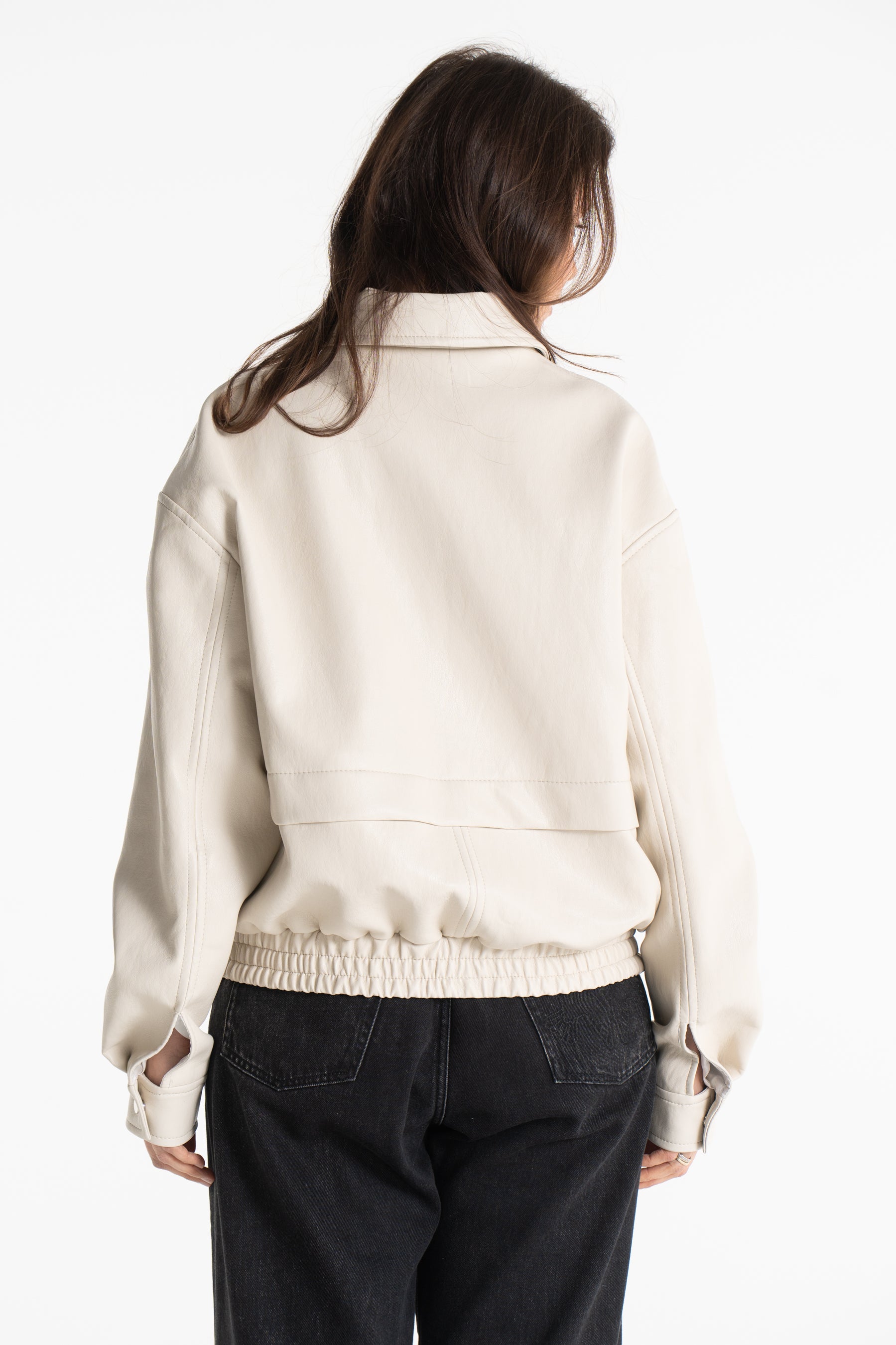 Kurtka AGA skórka beżowa