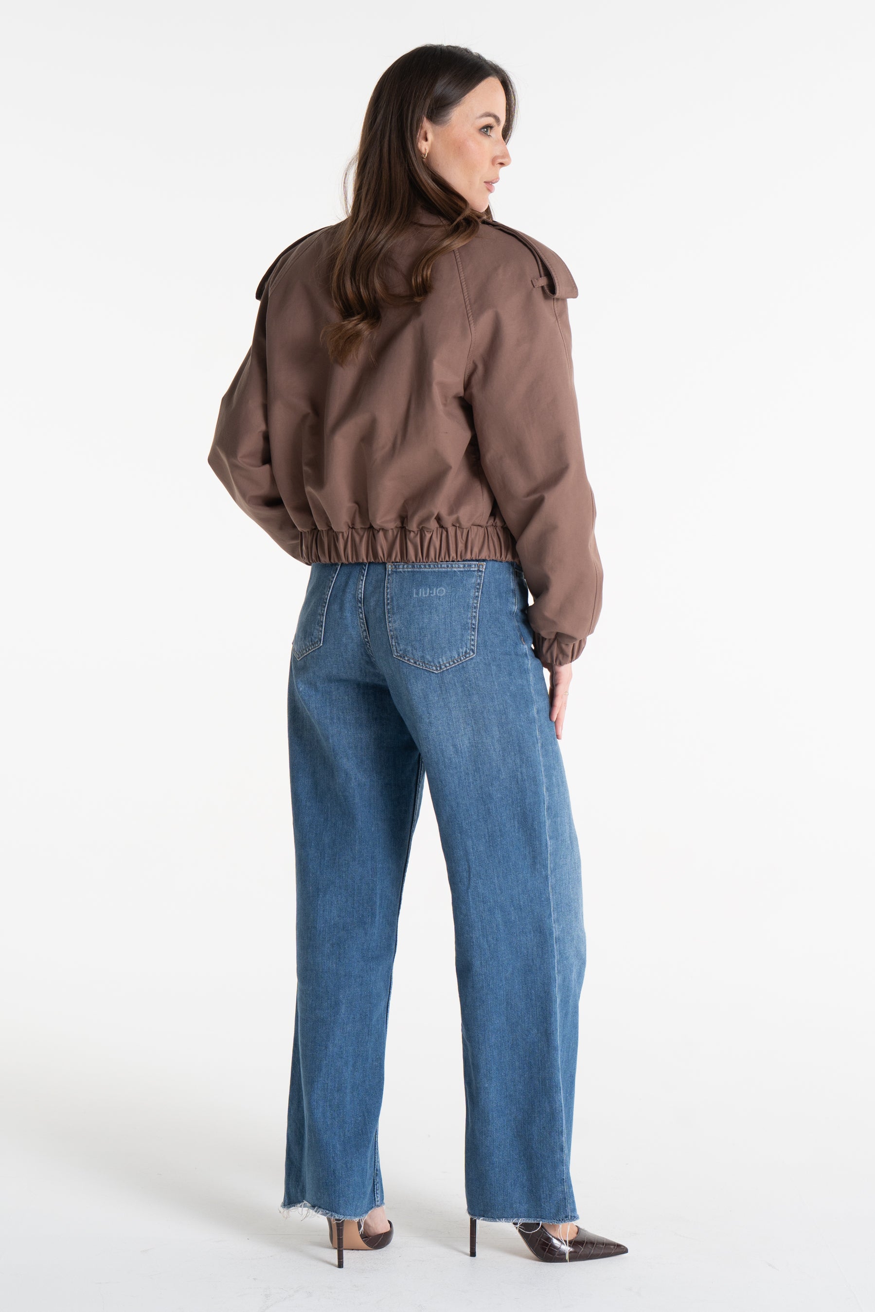 Trencz ELLIOT jasna czekolada