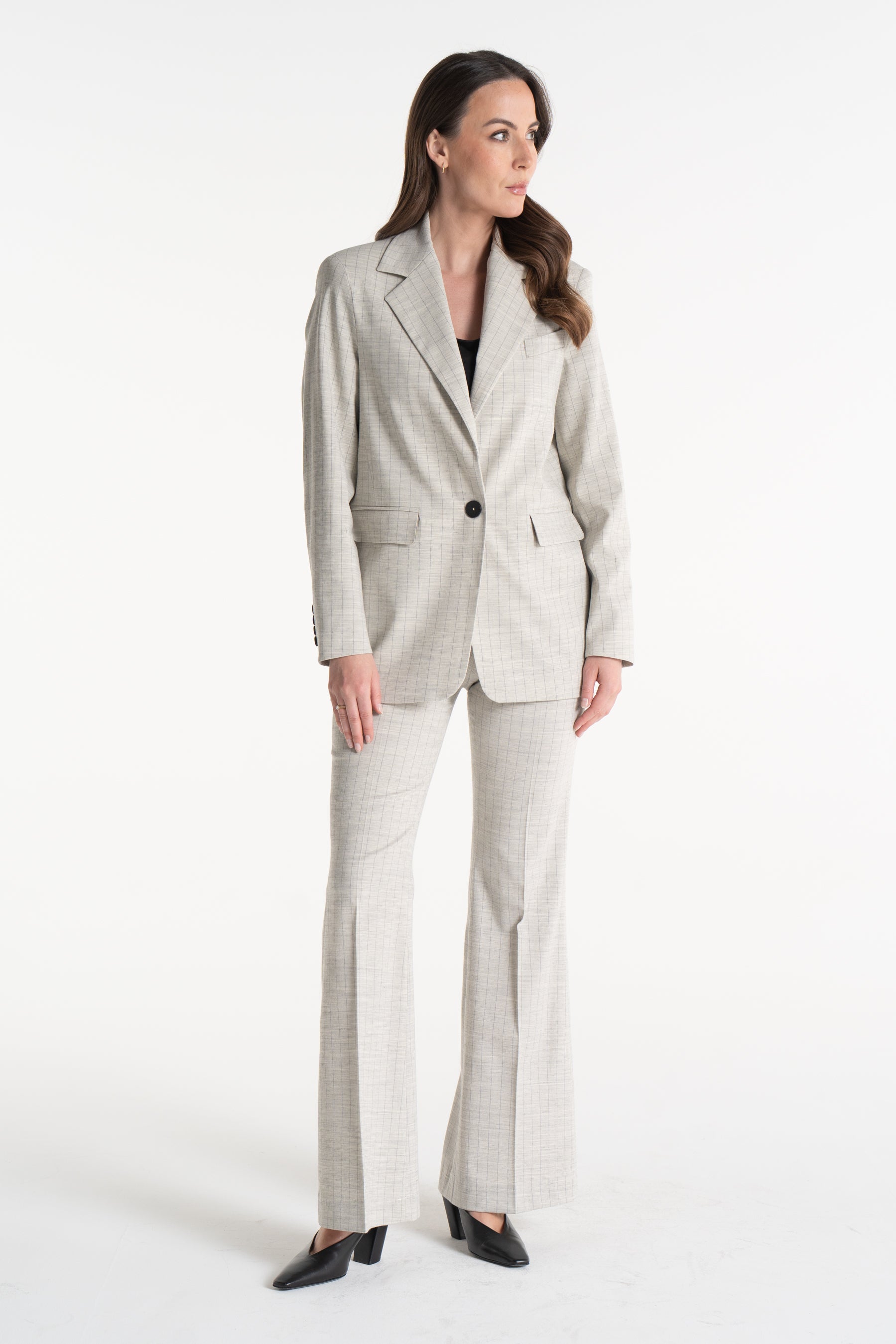 Marynarka ALISON beżowa w paski