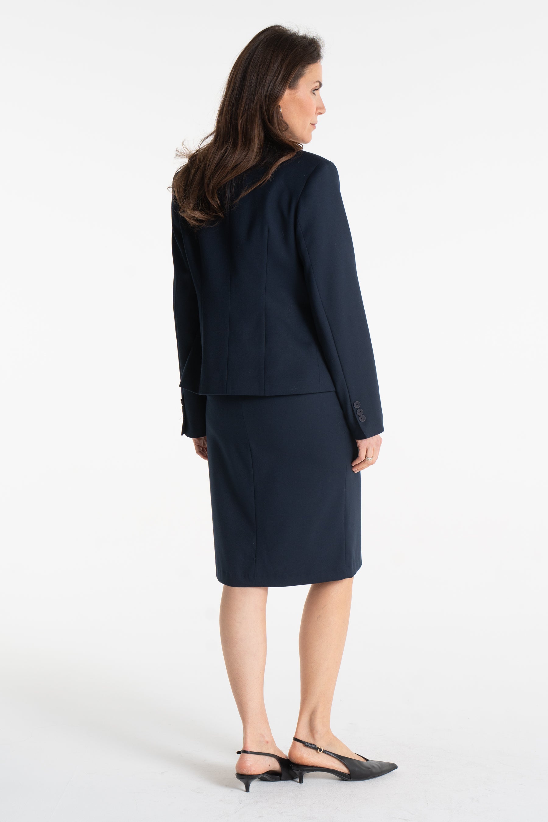 Spódnica MARGOT midi granatowa