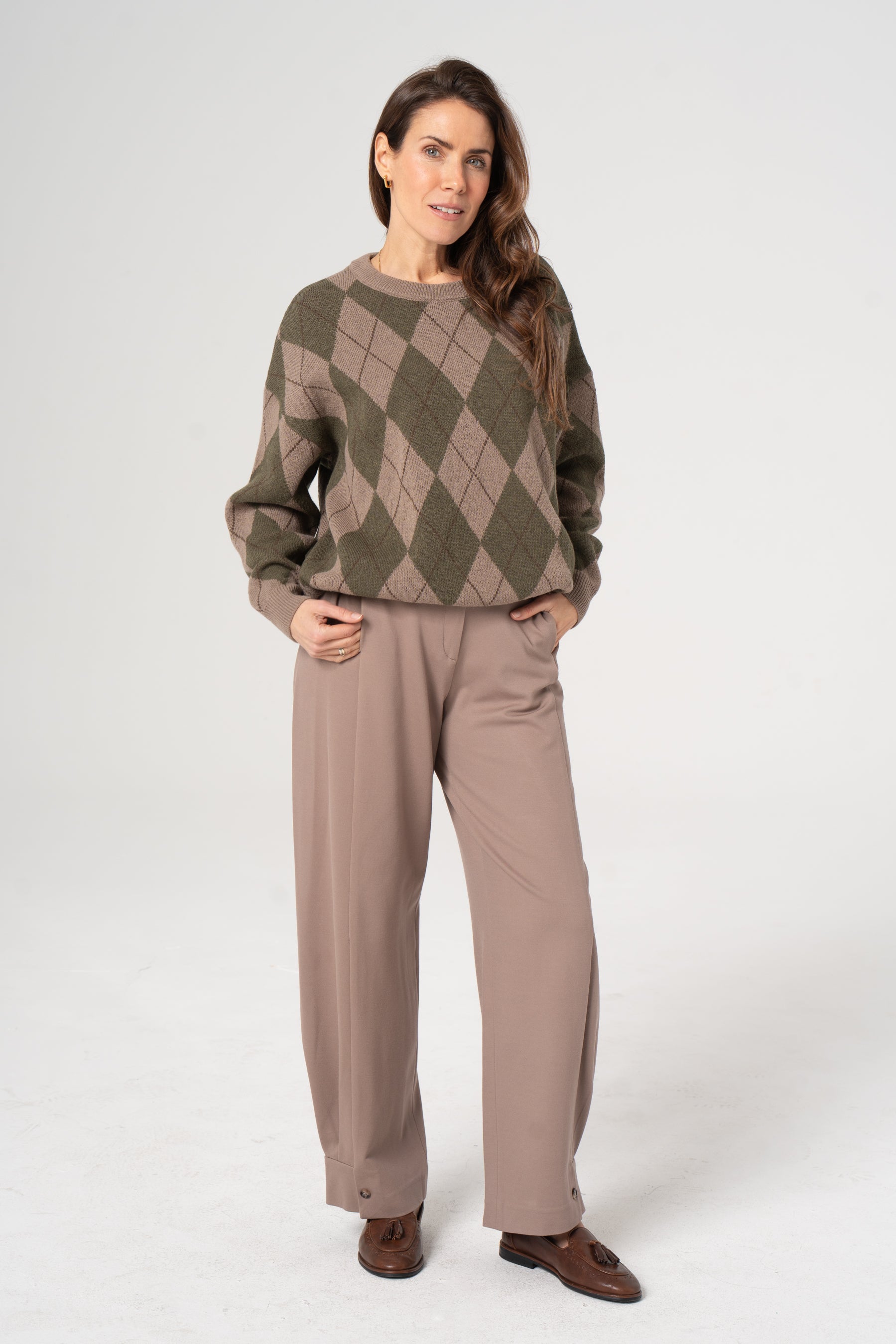 Spodnie ROMA cappuccino