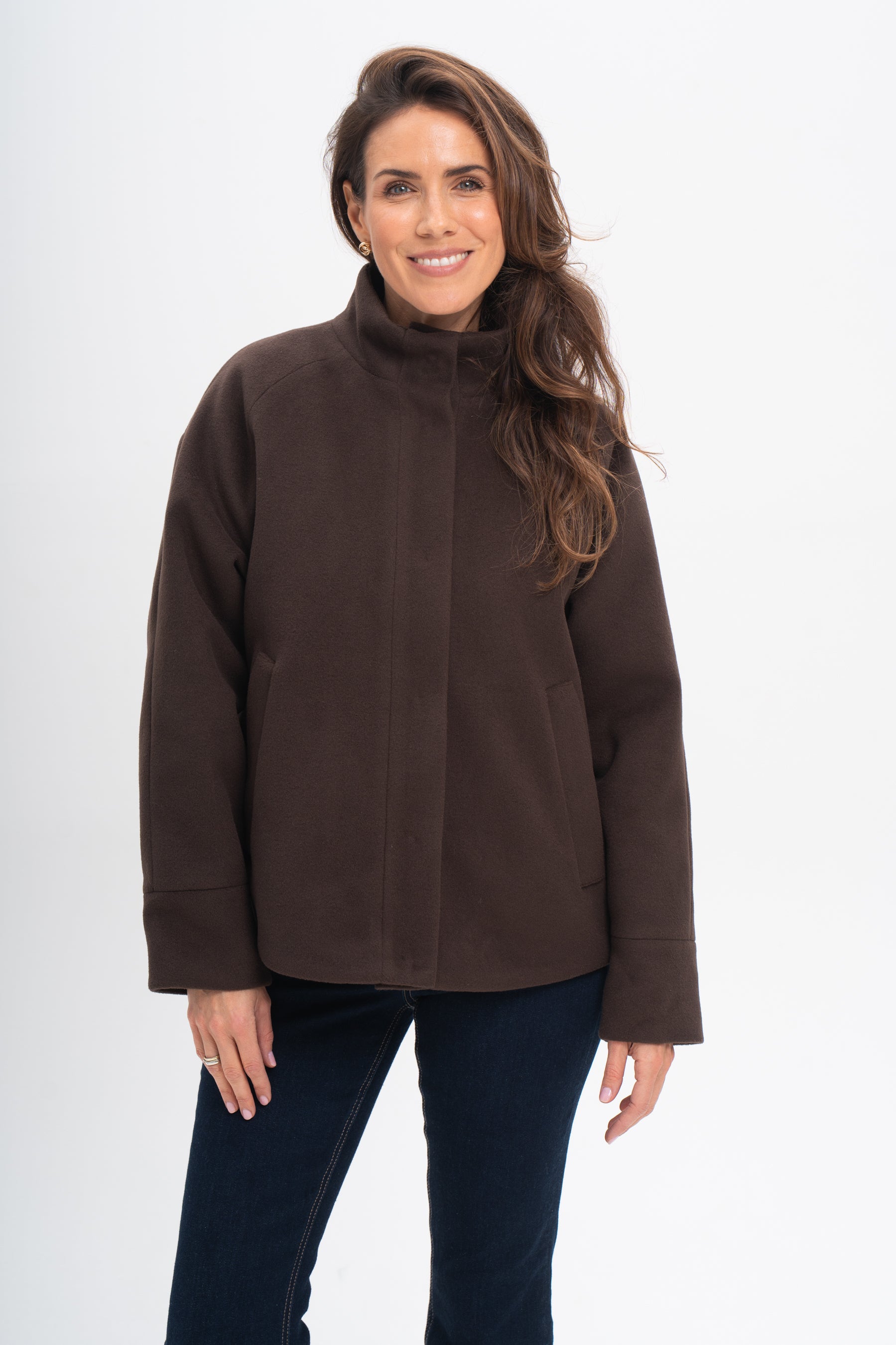 Kurtka Sara czekoladowa