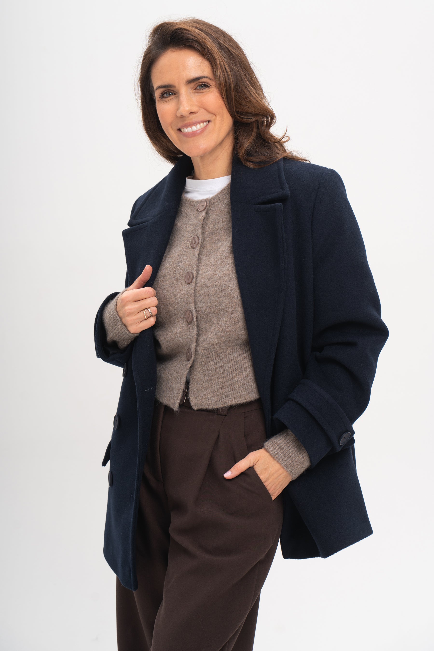 Kurtka VIOLA granatowa