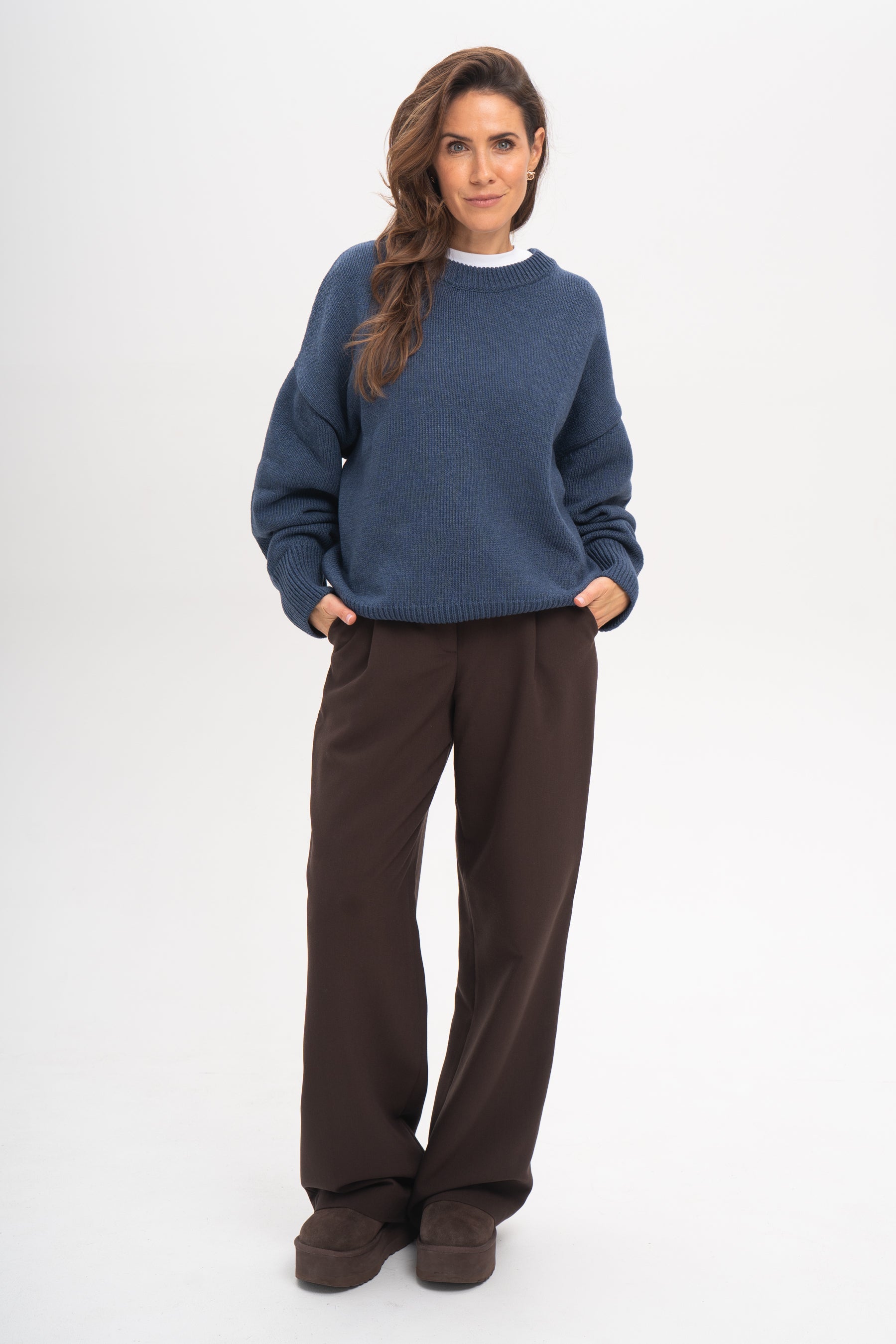 Sweter LIVIA jeansowy