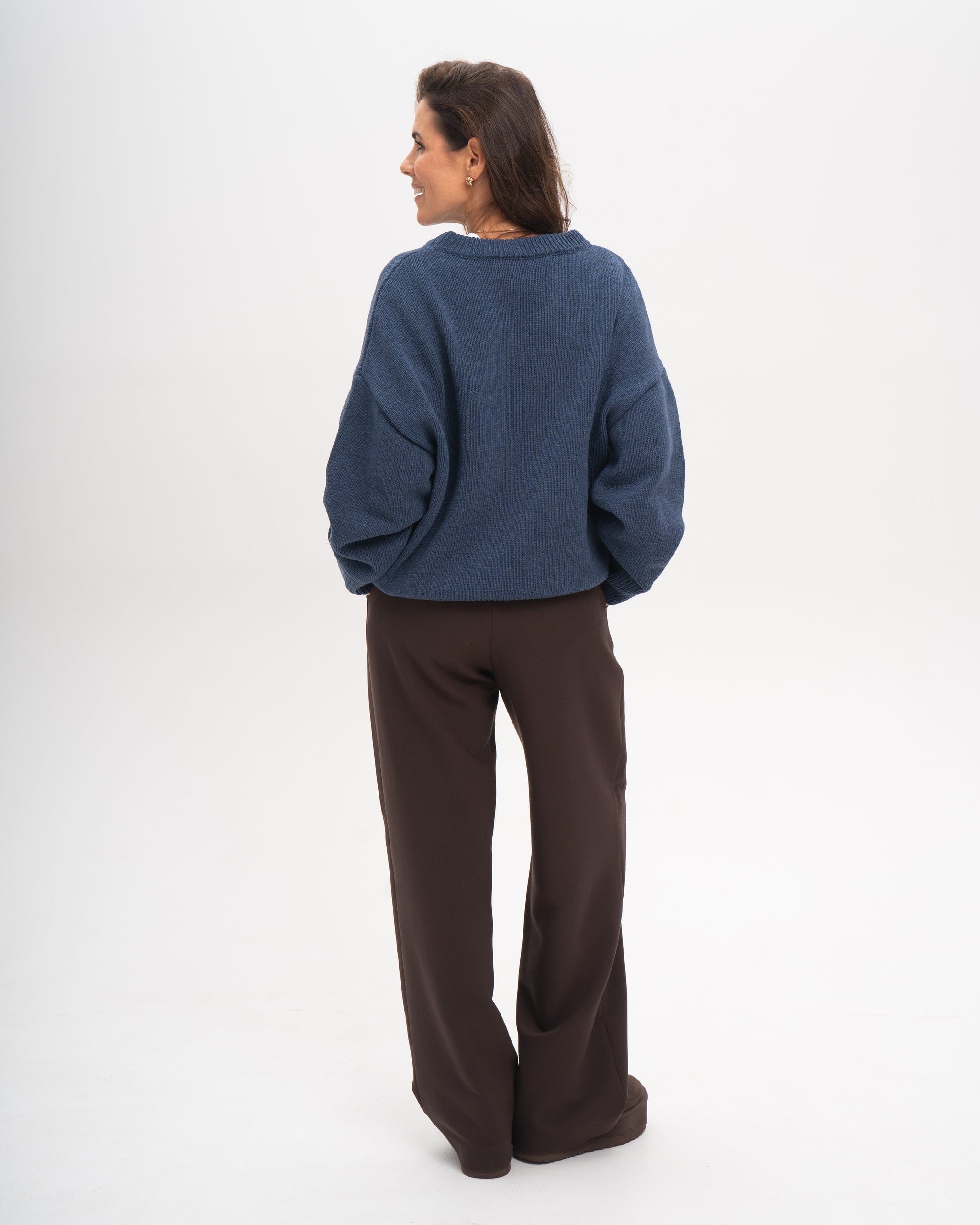 Sweter LIVIA jeansowy