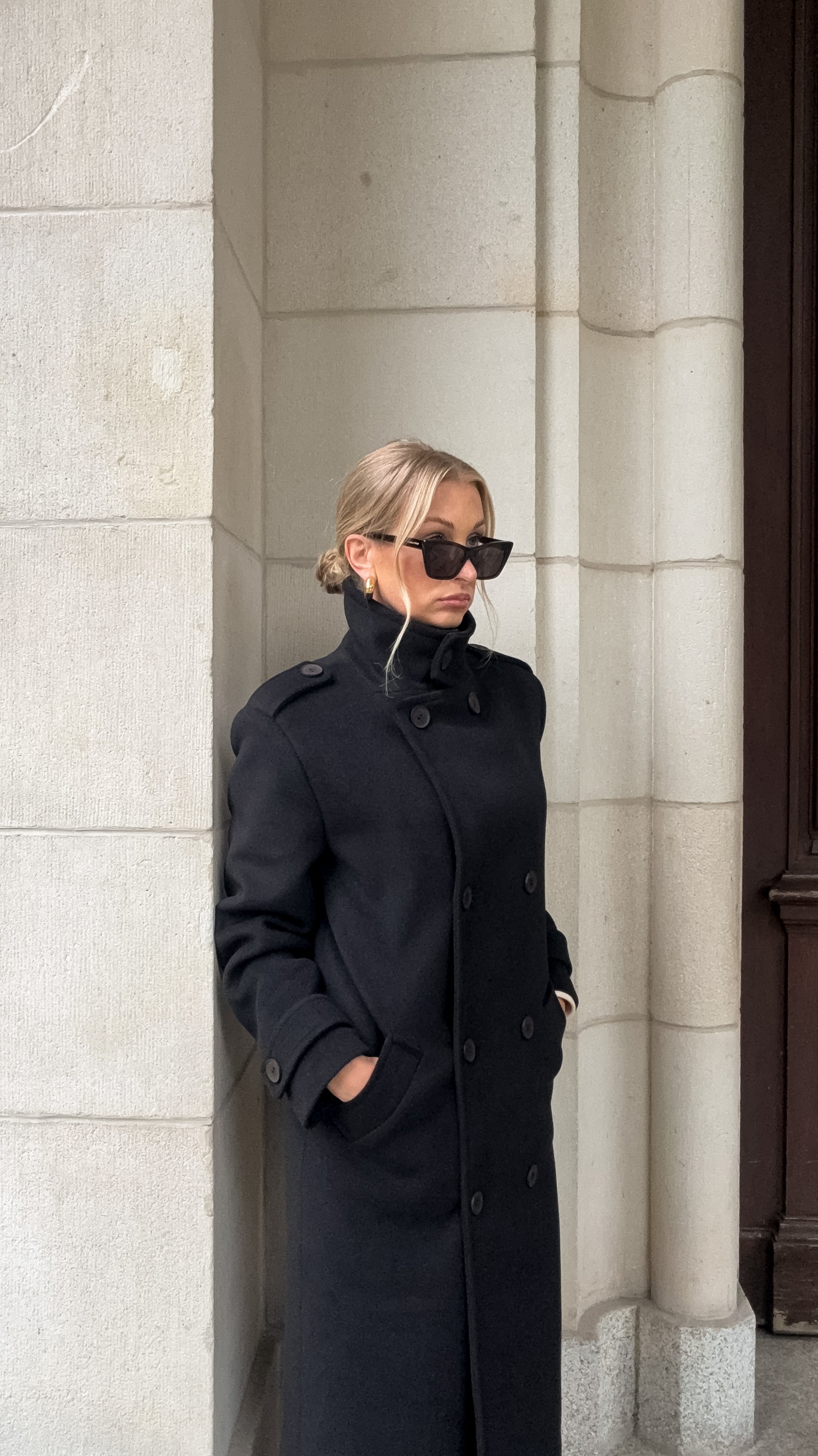 Płaszcz LIDIA czarny