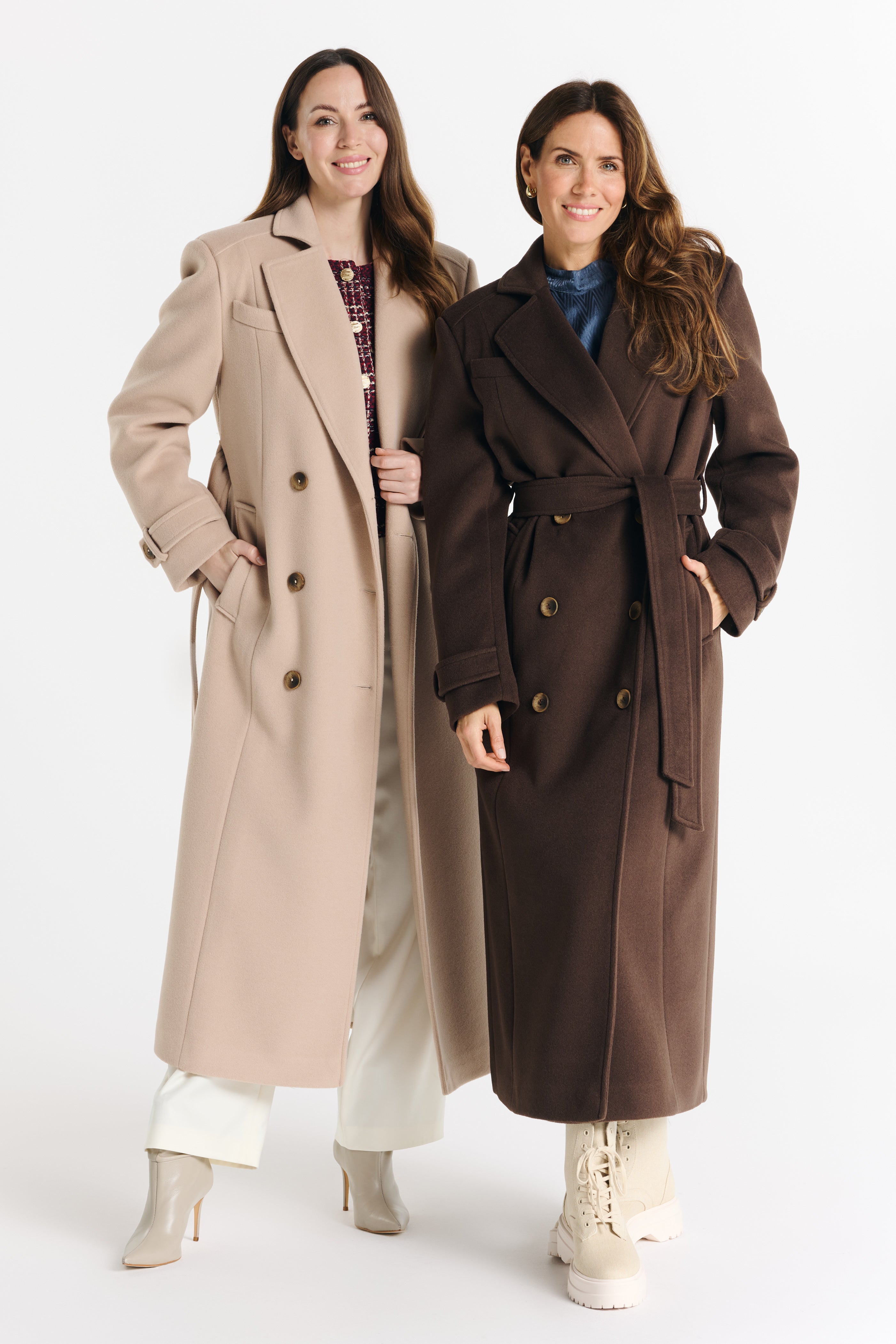 Płaszcz MALWINA maxi czekoladowy