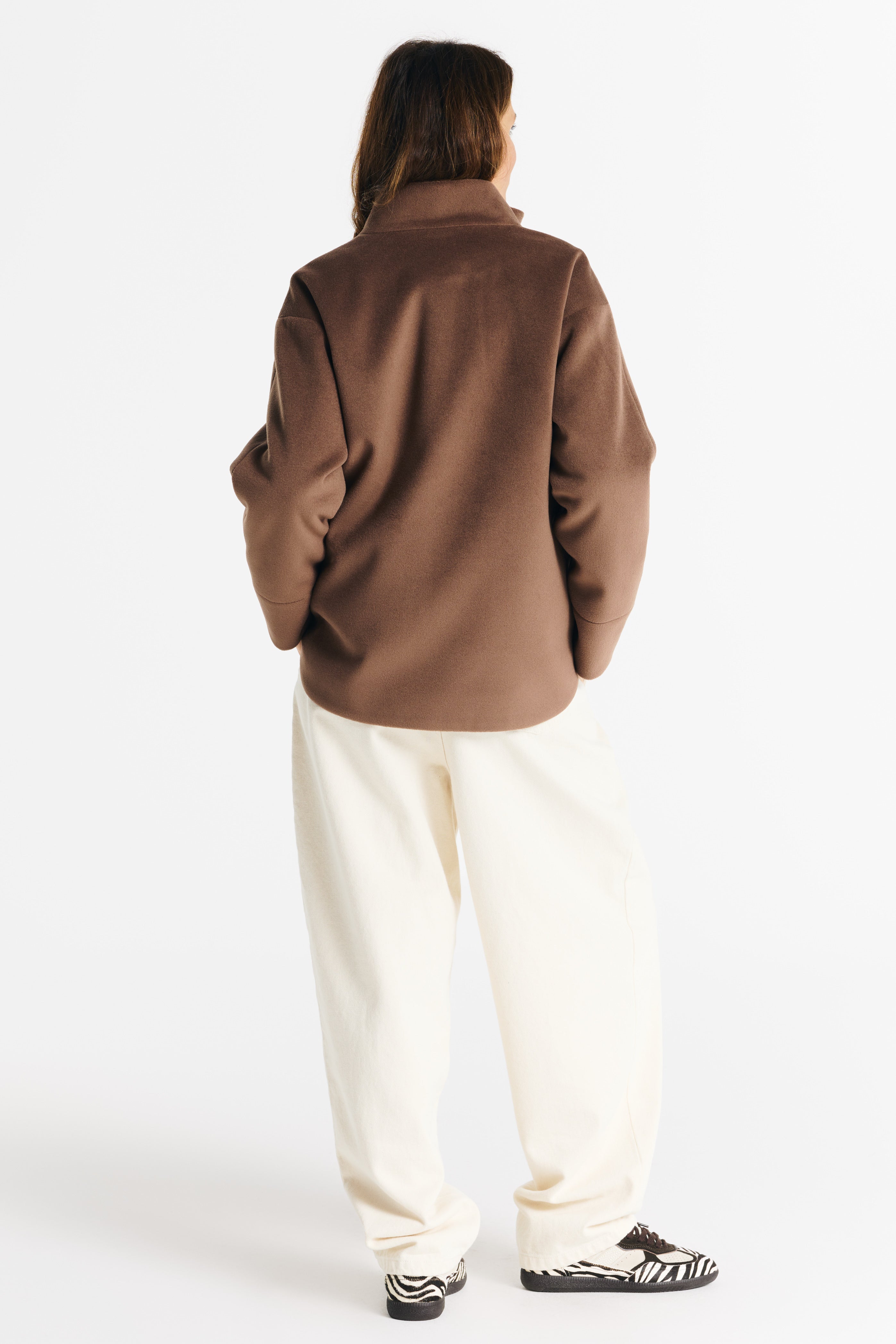 Kurtka SARA jasna czekolada