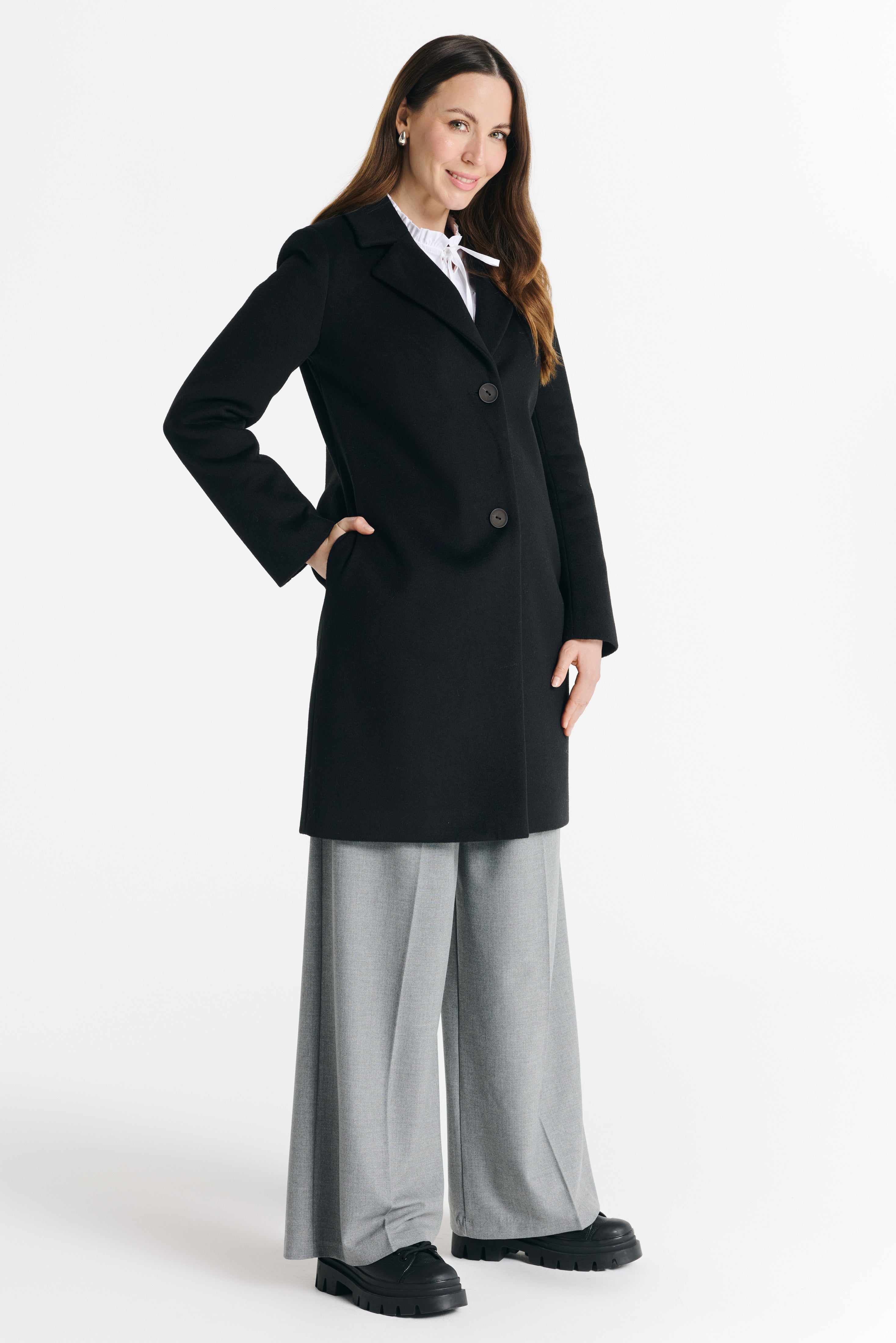 Płaszcz TOLLA czarny